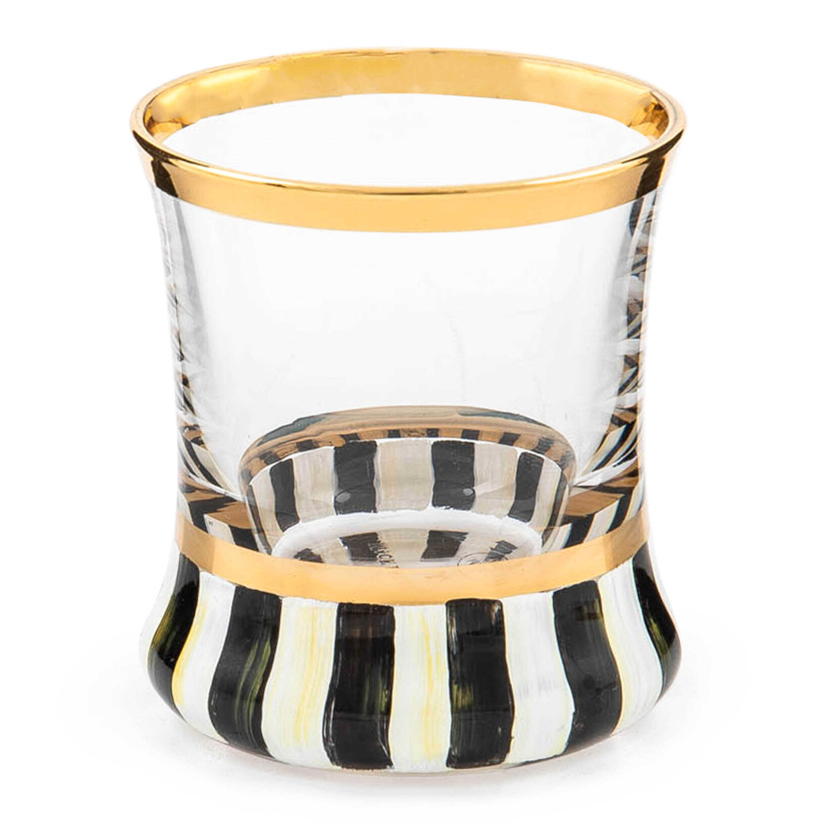 MacKenzie-Childs courtly stripe shot glass