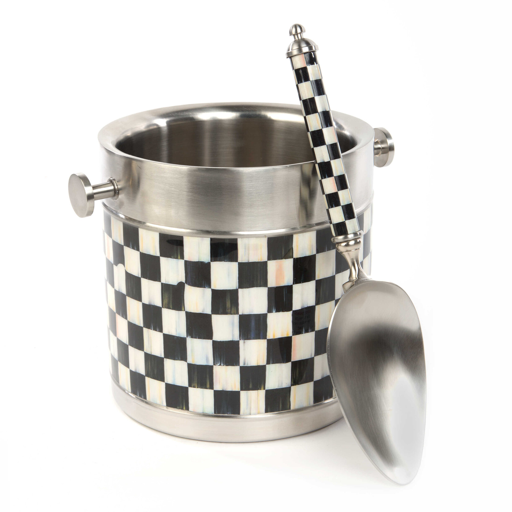 MacKenzie-Childs courtly check 3260 ice bucket