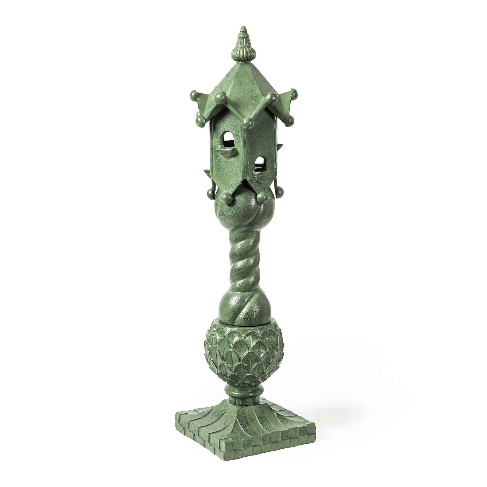 MacKenzie-Childs birdhouse garden totem