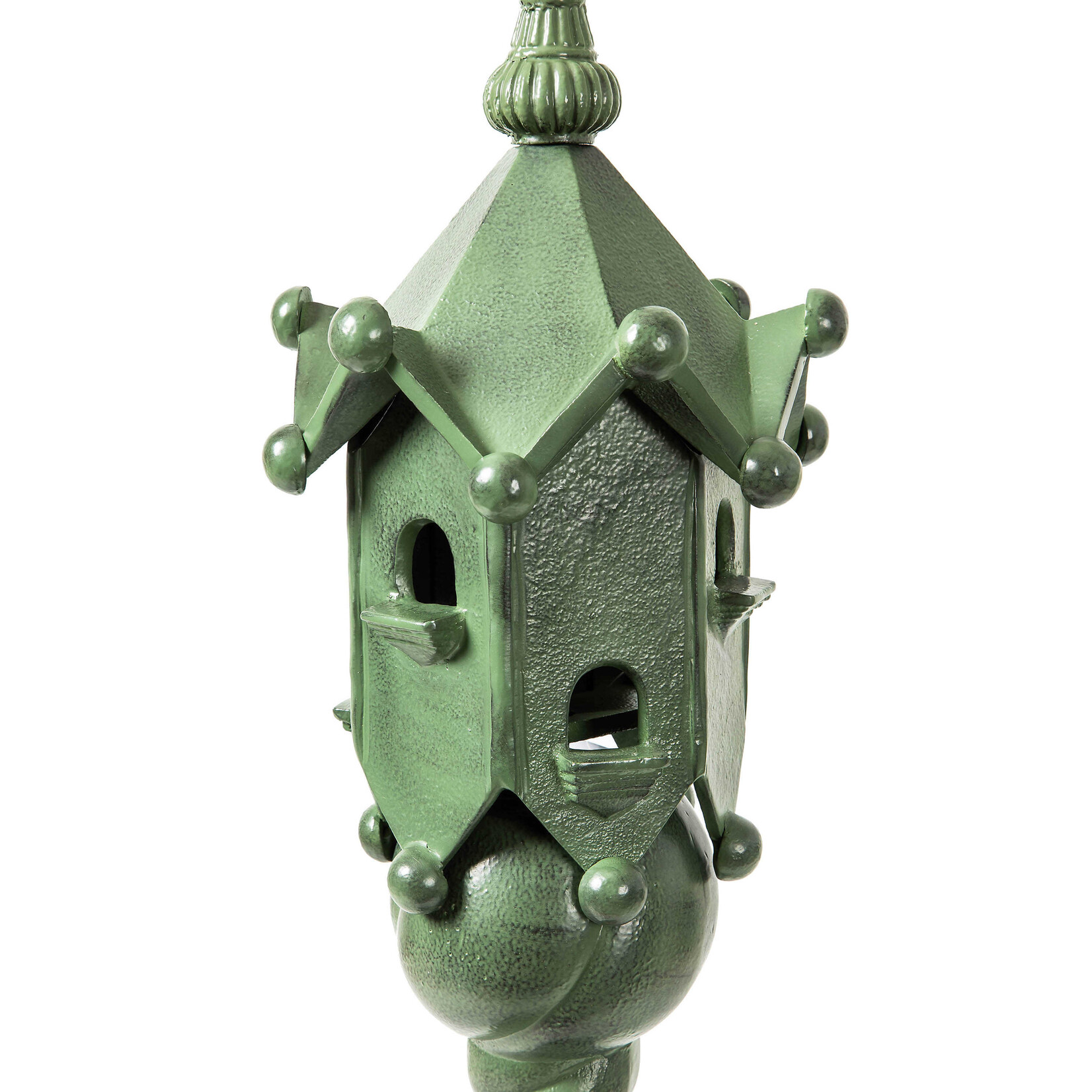 MacKenzie-Childs birdhouse garden totem