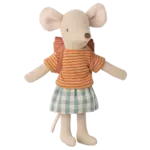 Maileg USA Tricycle mouse, Big sister - Old rose