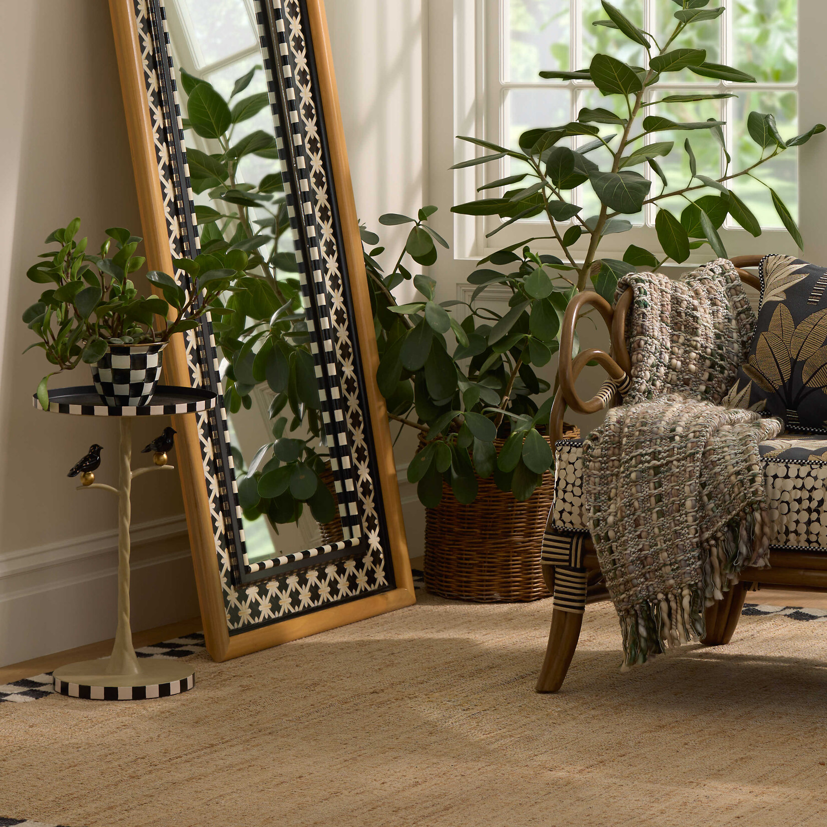 MacKenzie-Childs birdy accent table