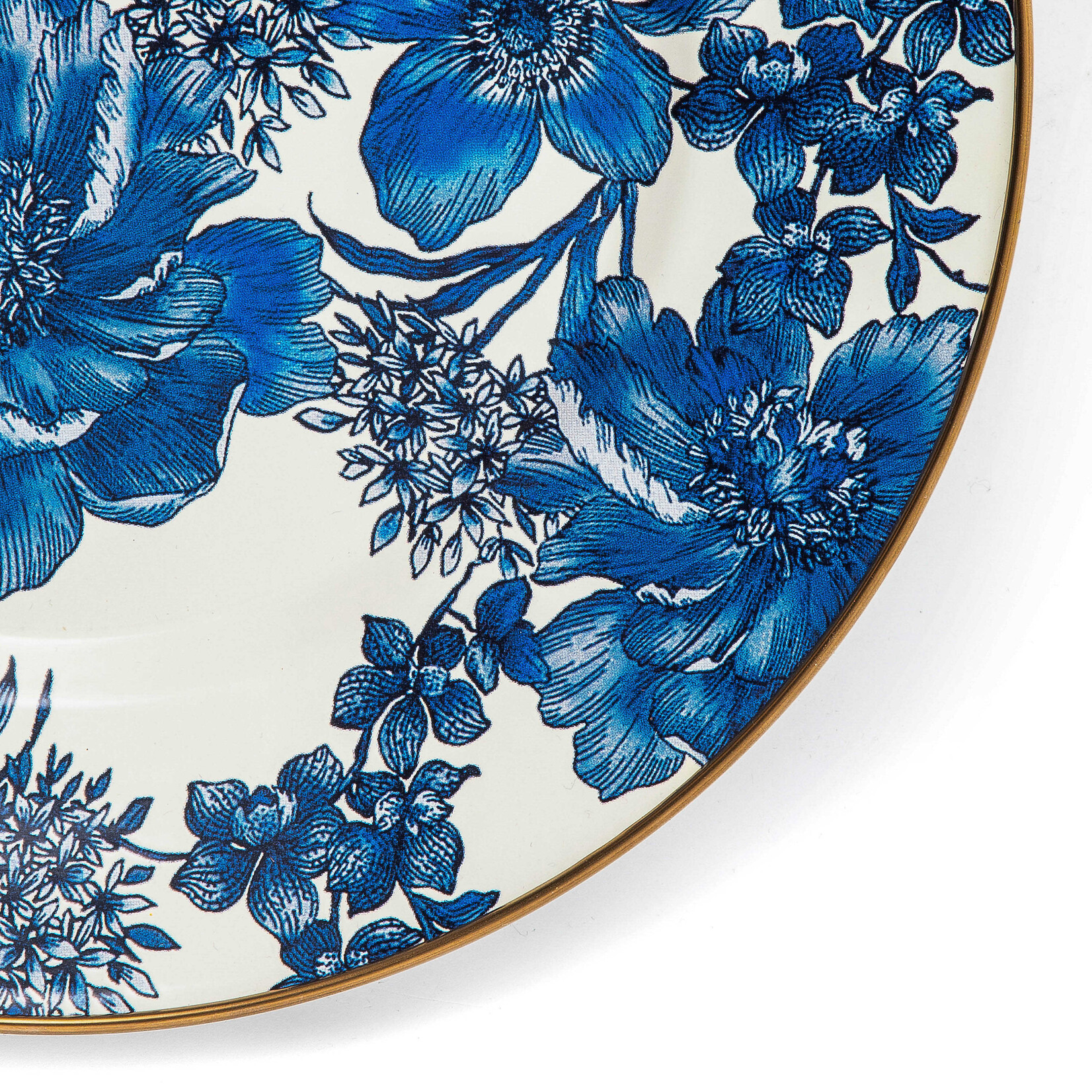 MacKenzie-Childs Royal English Garden Enamel Dinner Plate