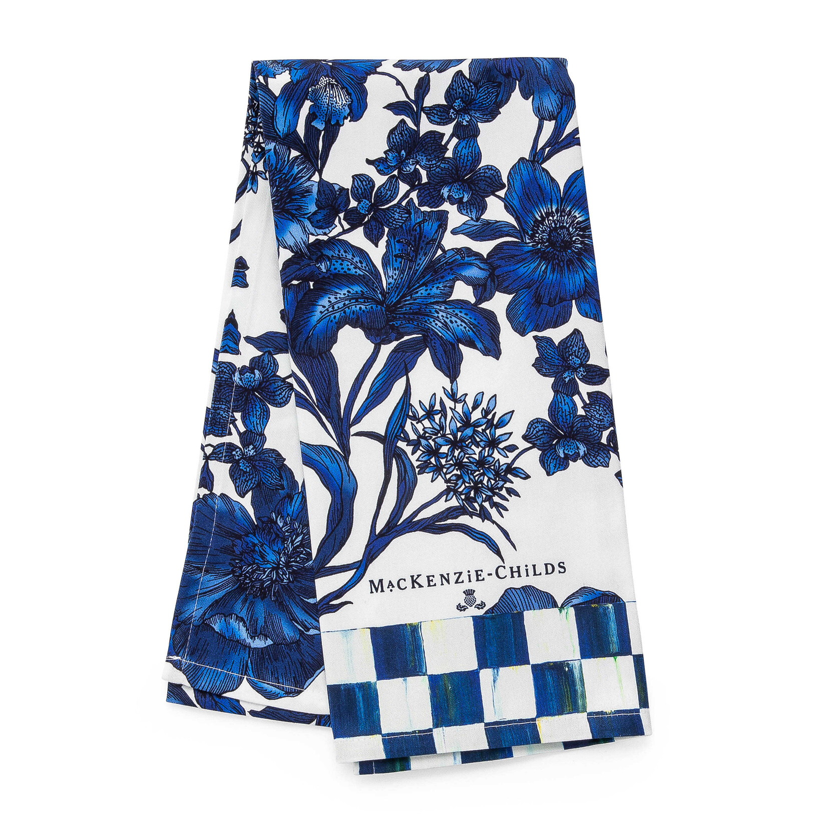 MacKenzie-Childs royal english garden dish towel