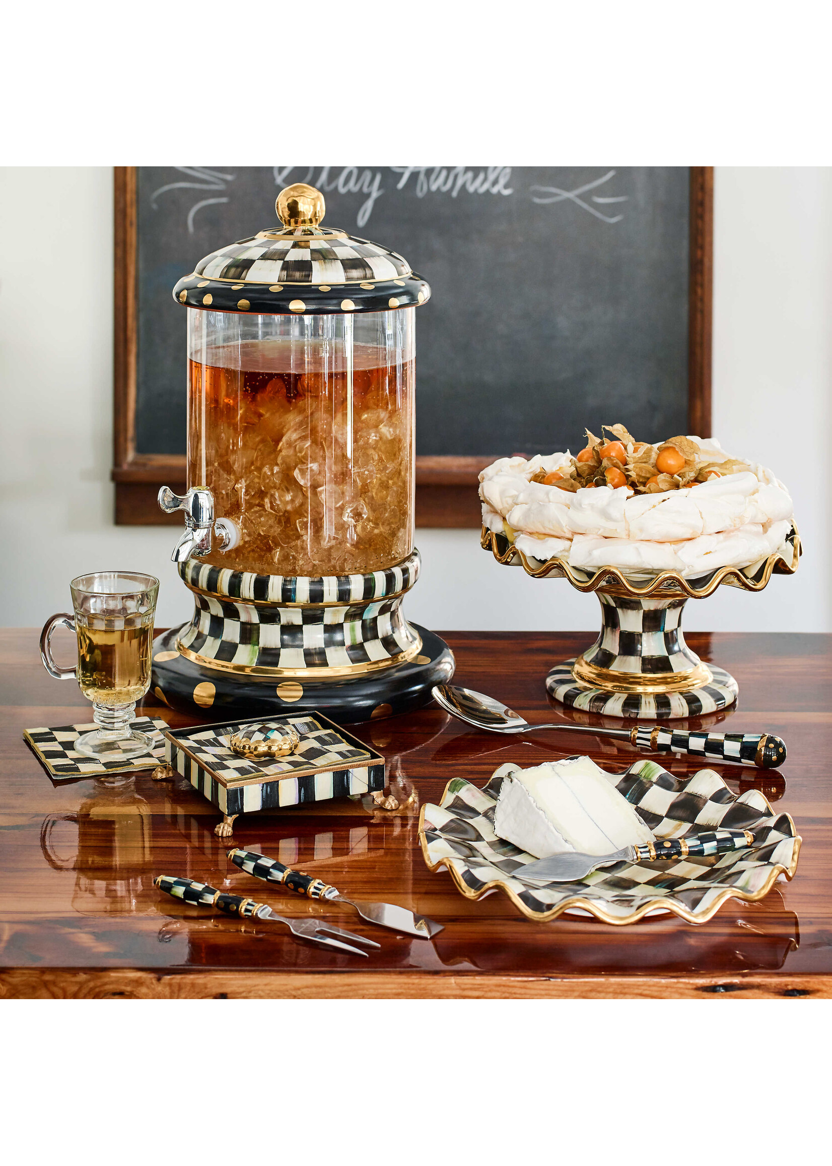 Mackenzie childs cake stand sale