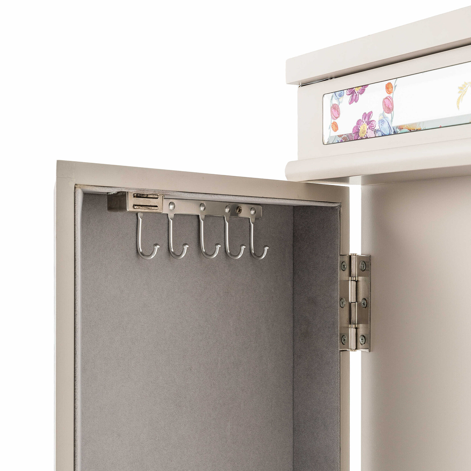 MacKenzie-Childs Flower Market Reflections Standing Jewelry Armoire