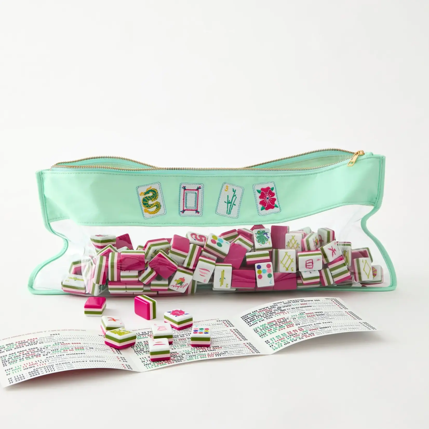 Oh My Mahjong Mint Birdie Bag