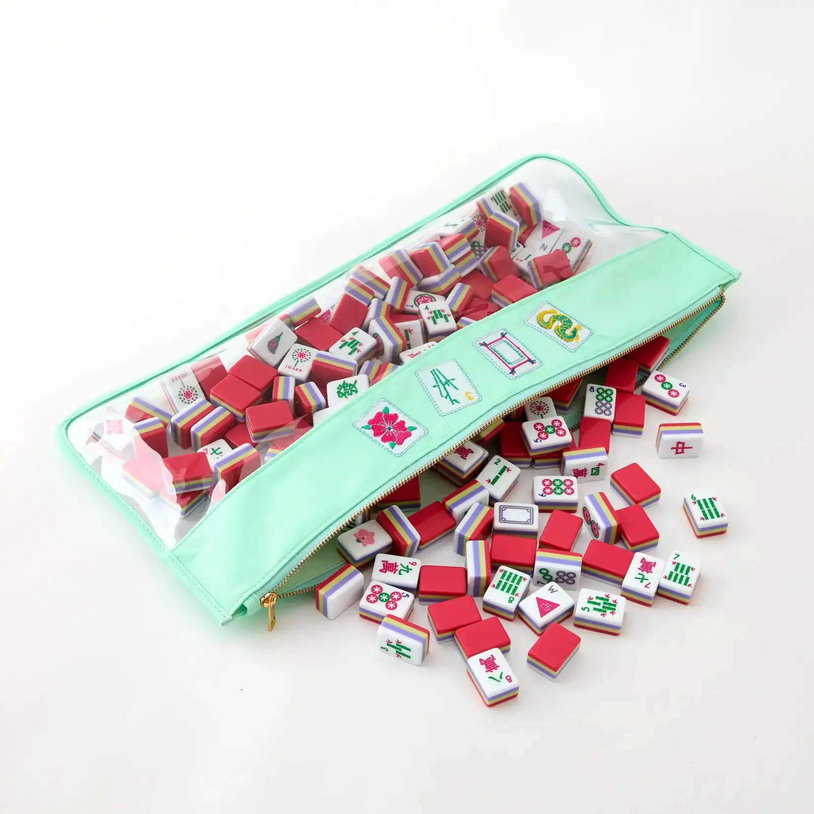 Oh My Mahjong Mint Birdie Bag