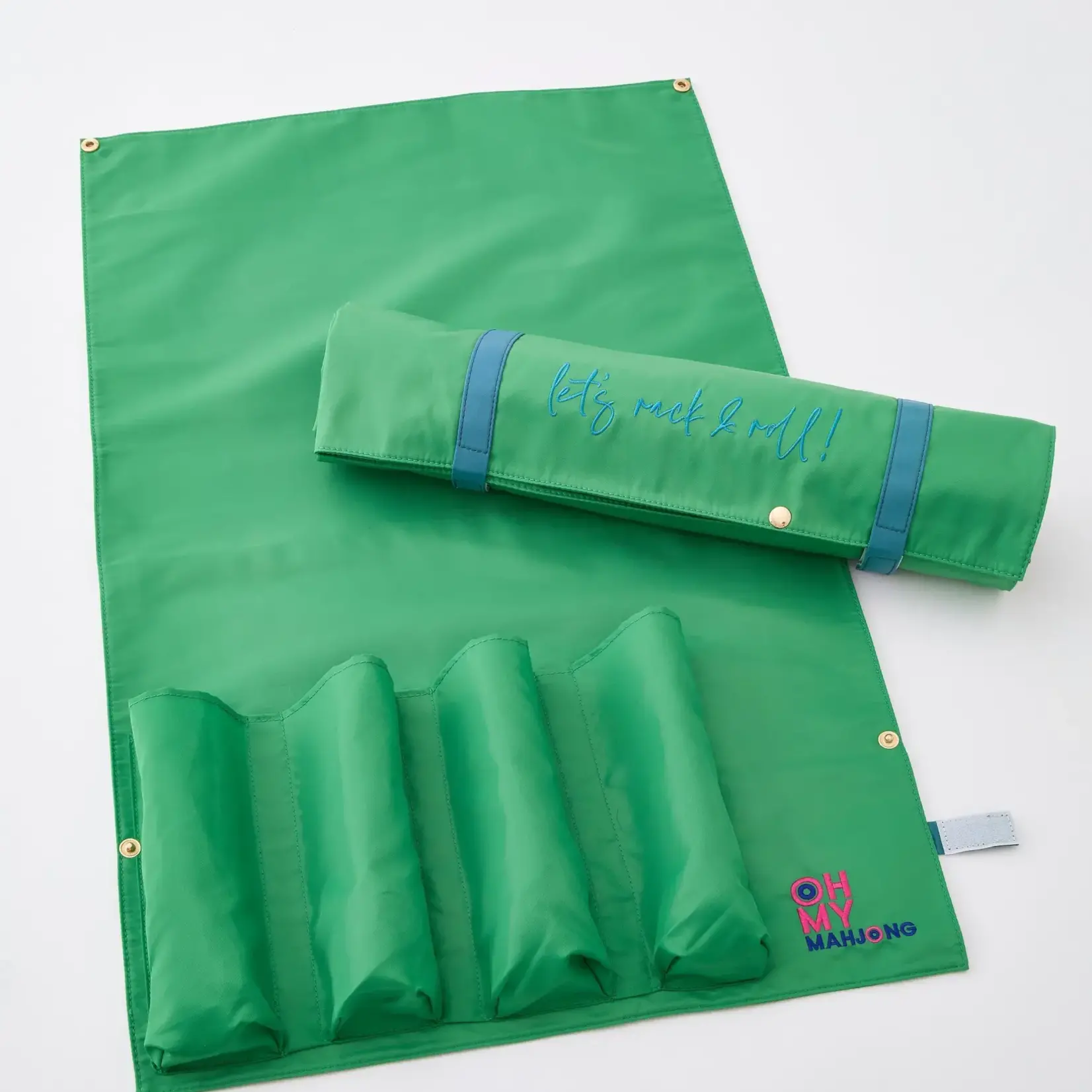 Oh My Mahjong Kelly Green Let's Rack & Roll Bag