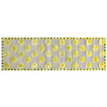 MacKenzie-Childs Macro Dot Chartreuse Rug - 2'6" x 8'