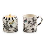 MacKenzie-Childs Butterfly Toile Creamer & Sugar Set
