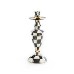 MacKenzie-Childs Courtly Check Medium Enamel Candlestick