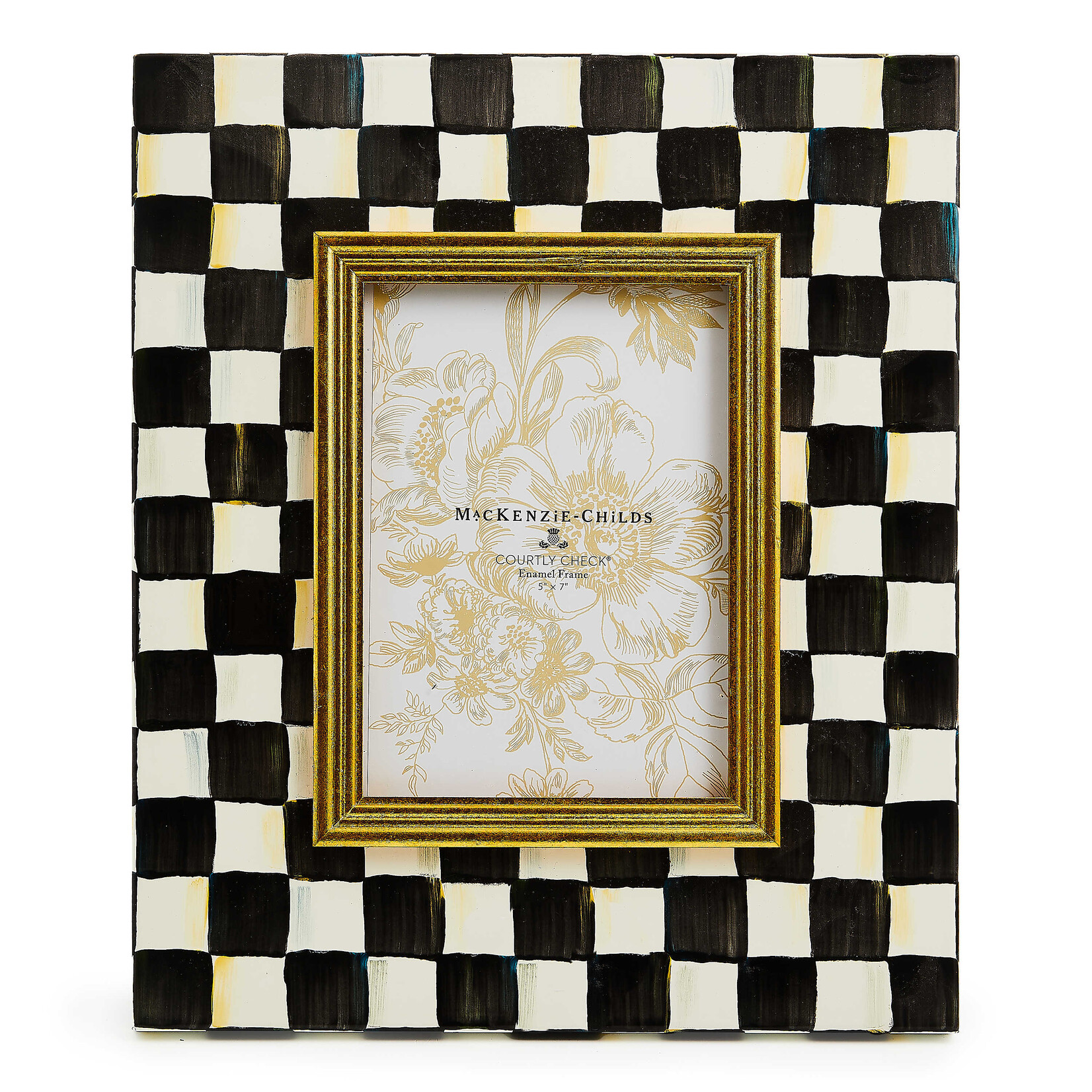MacKenzie-Childs Courtly Check 5" x 7" Frame
