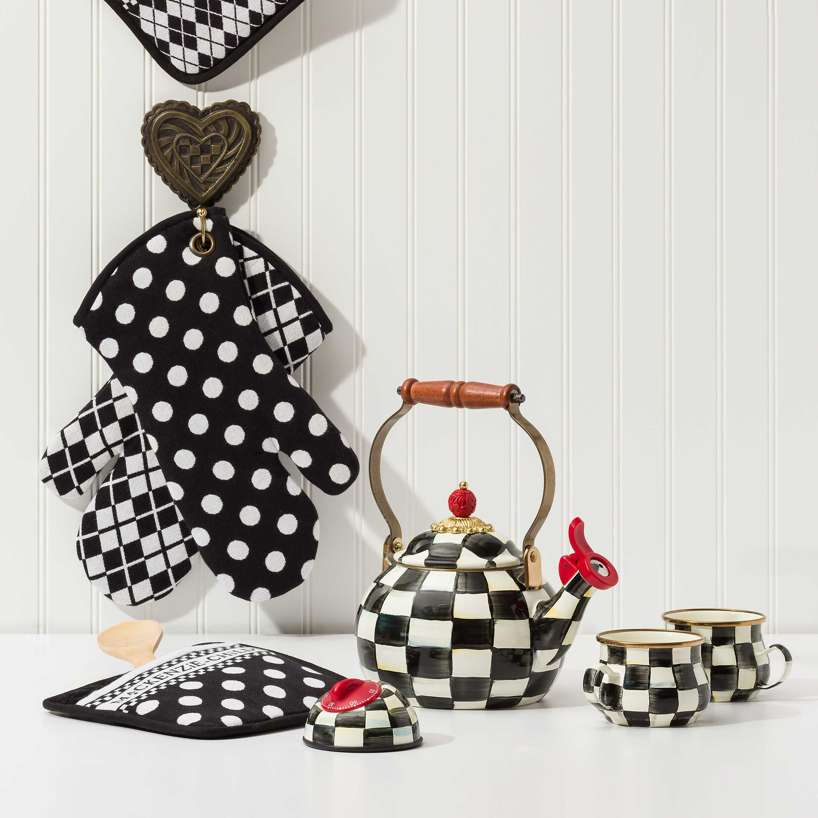 MacKenzie-Childs Courtly Check Kitchen Timer