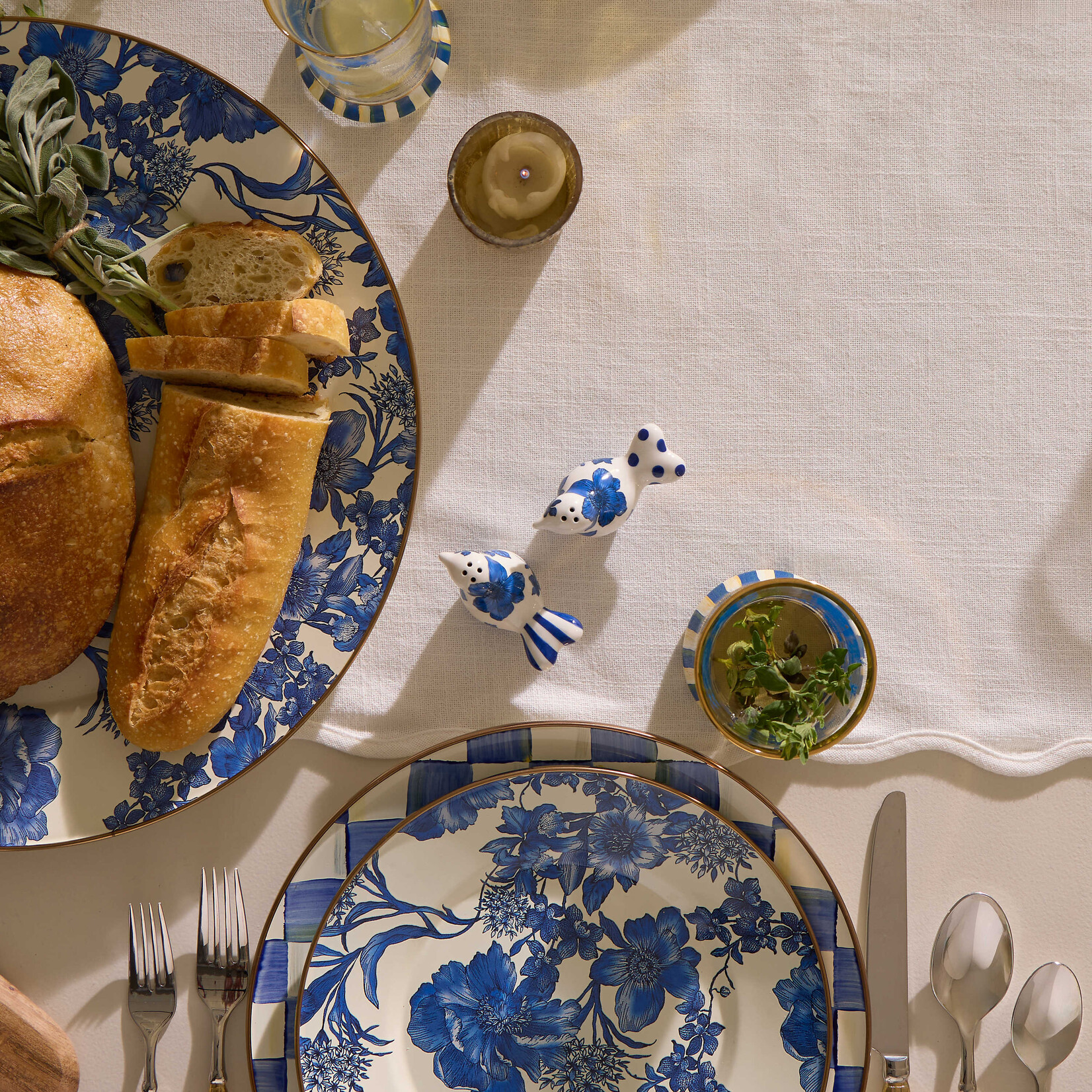 MacKenzie-Childs English Garden Salt & Pepper Set