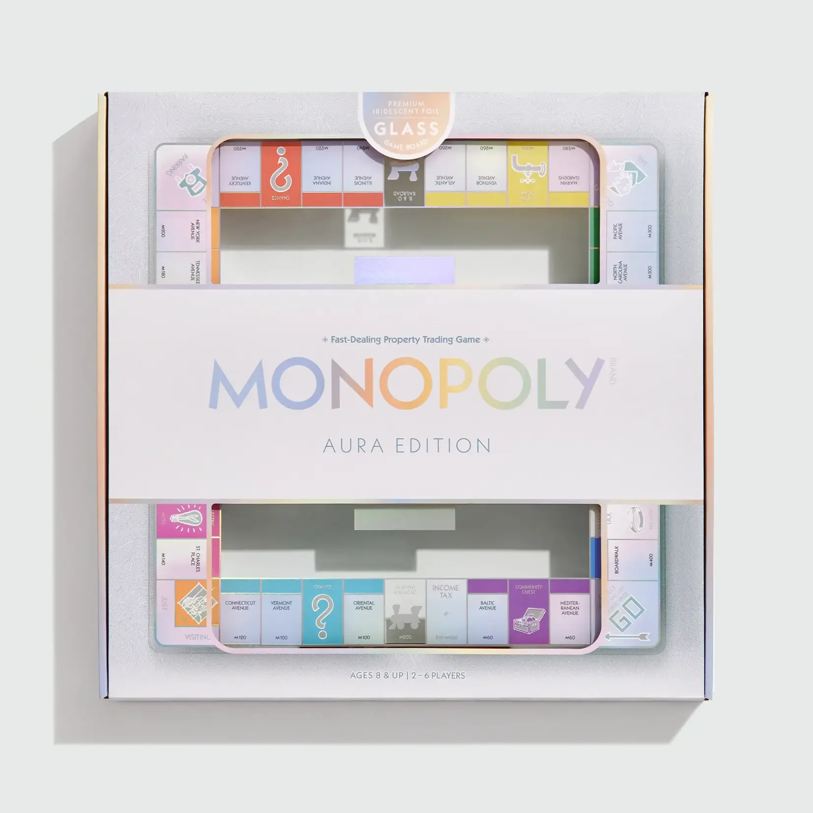 WS Game Company Monopoly Aura Glass Edition