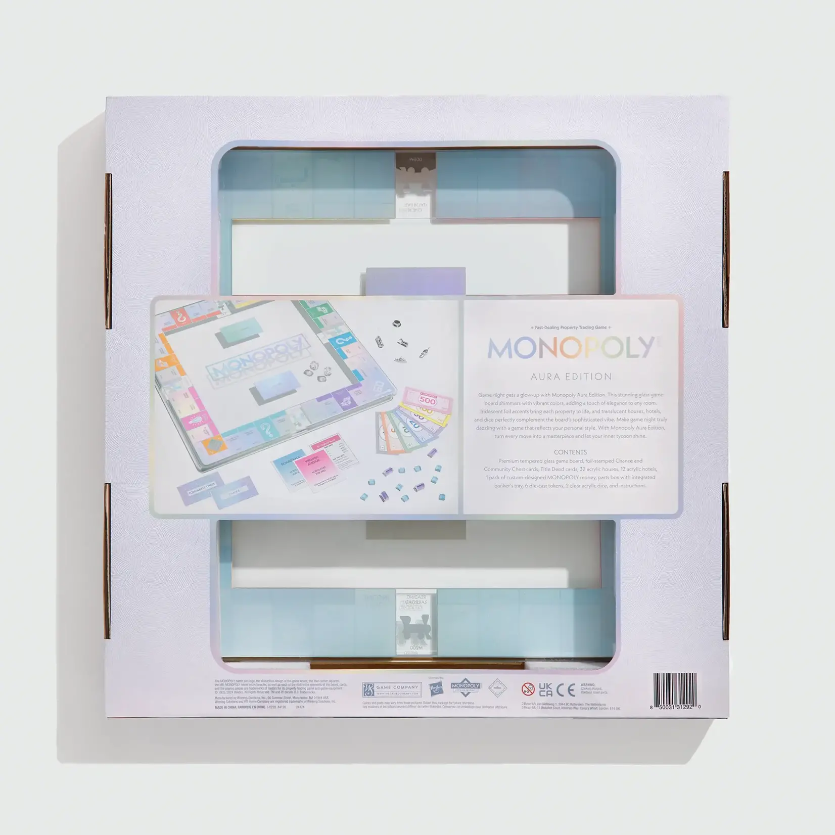WS Game Company Monopoly Aura Glass Edition