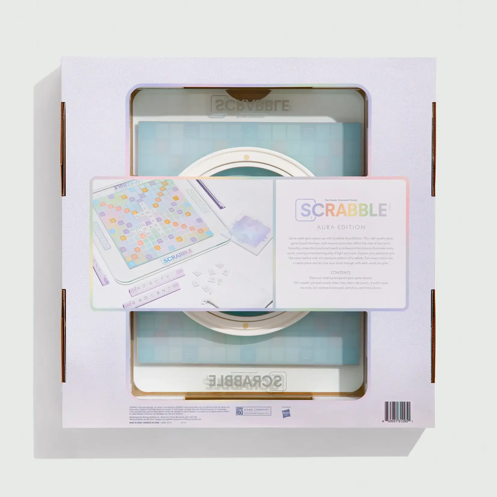 WS Game Company Scrabble Aura Glass Edition