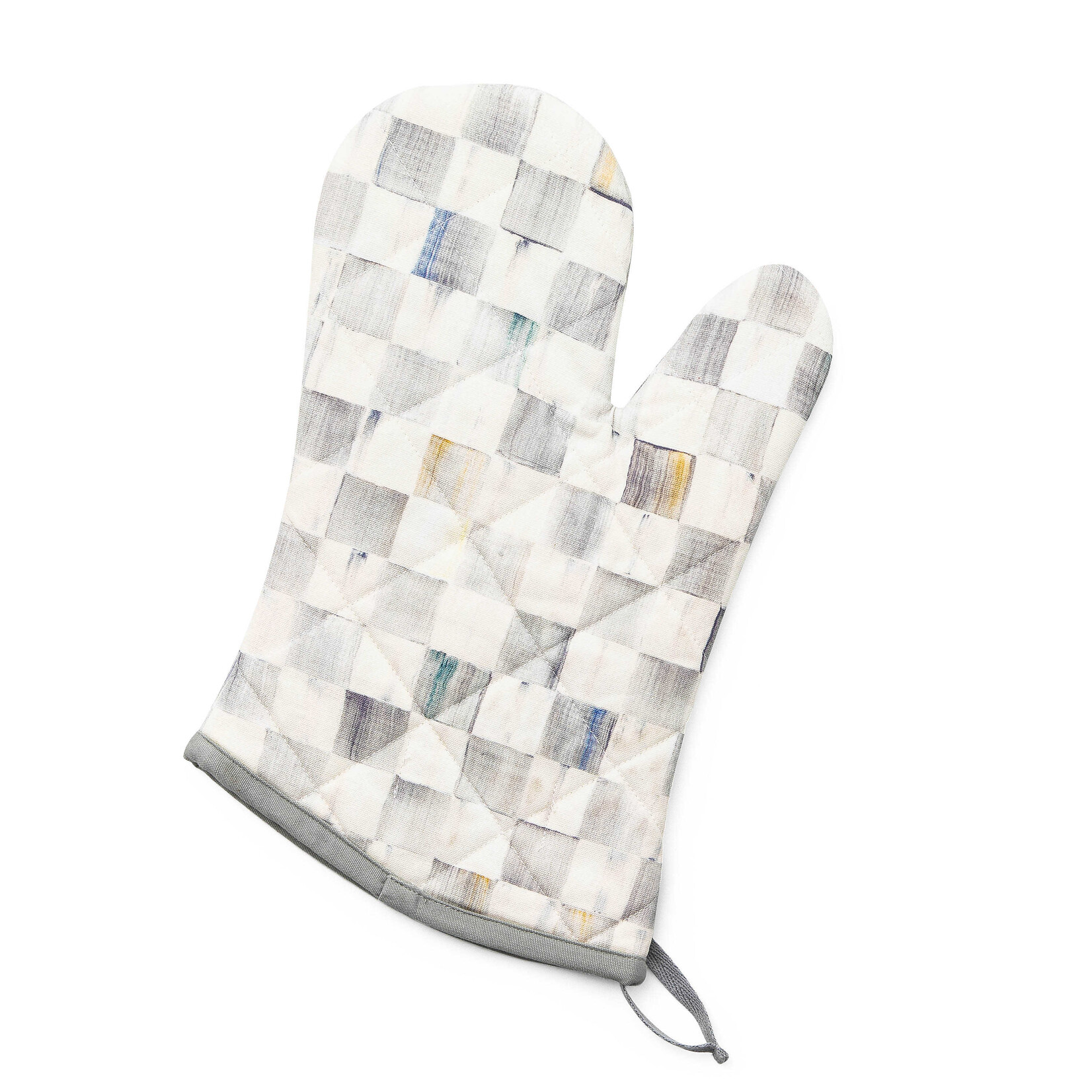 MacKenzie-Childs Sterling Check Bistro Oven Mitt