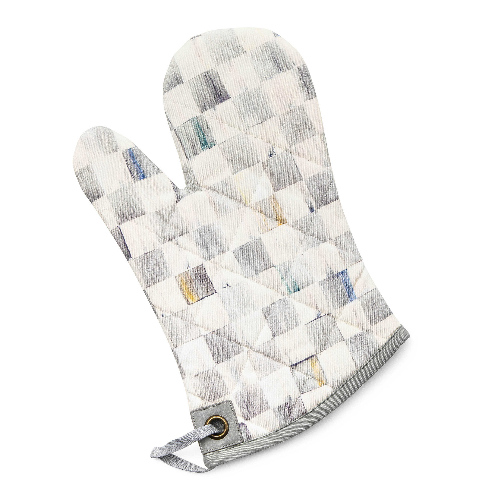 MacKenzie-Childs Sterling Check Bistro Oven Mitt