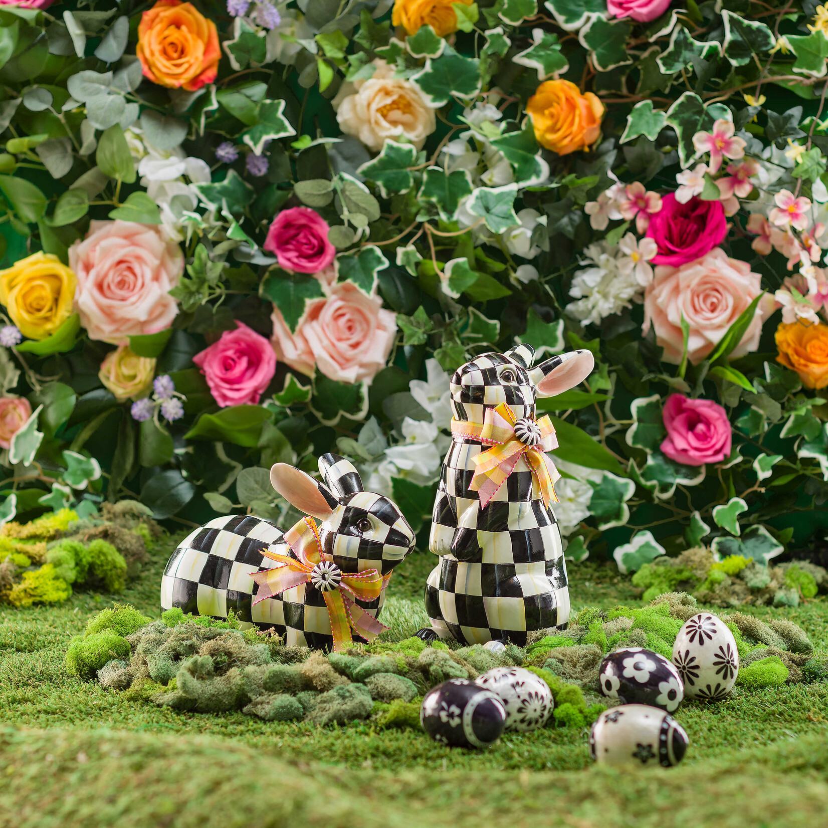 MacKenzie-Childs Courtly Check Resting Bunny