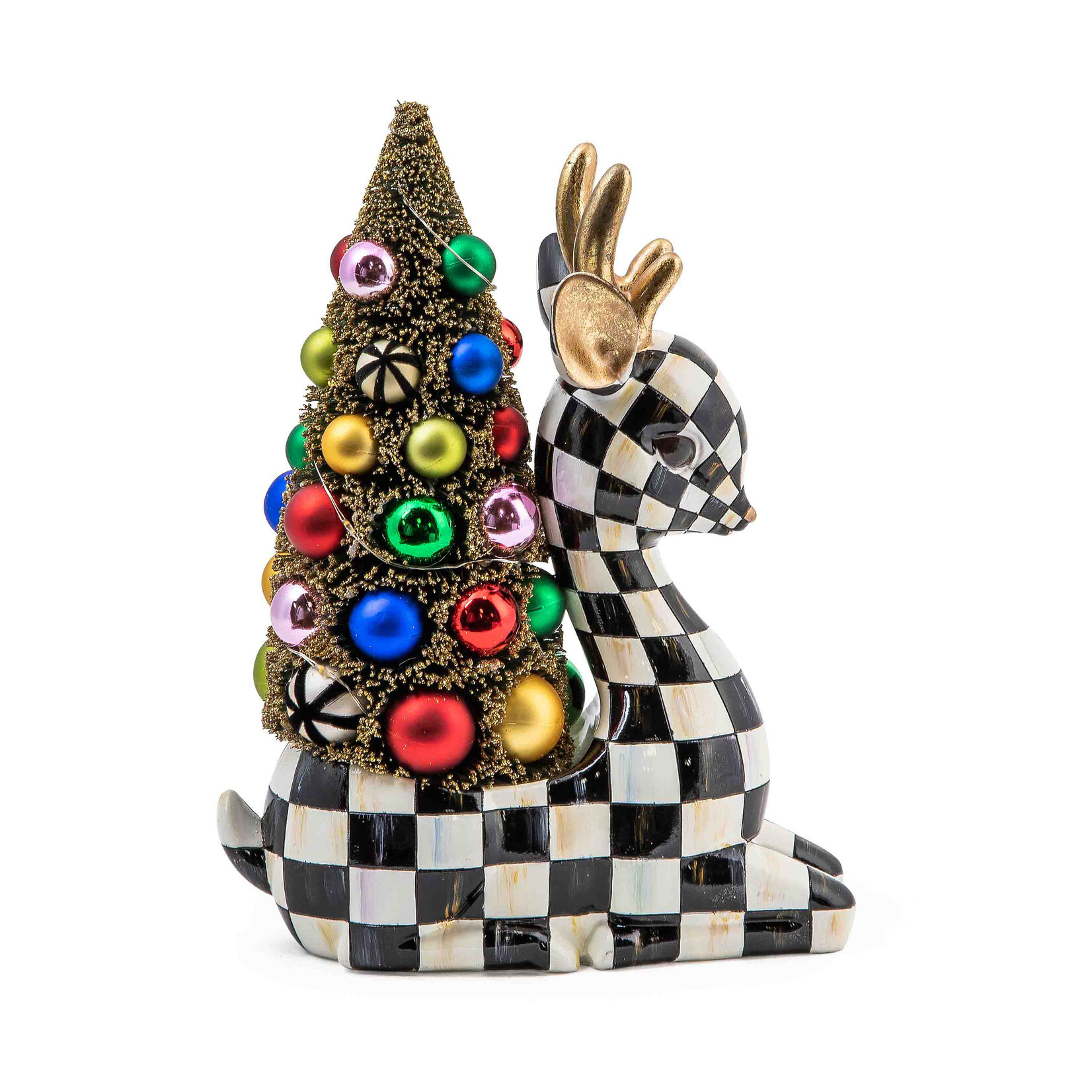 MacKenzie-Childs Granny Kitsch Retro Deer Tree