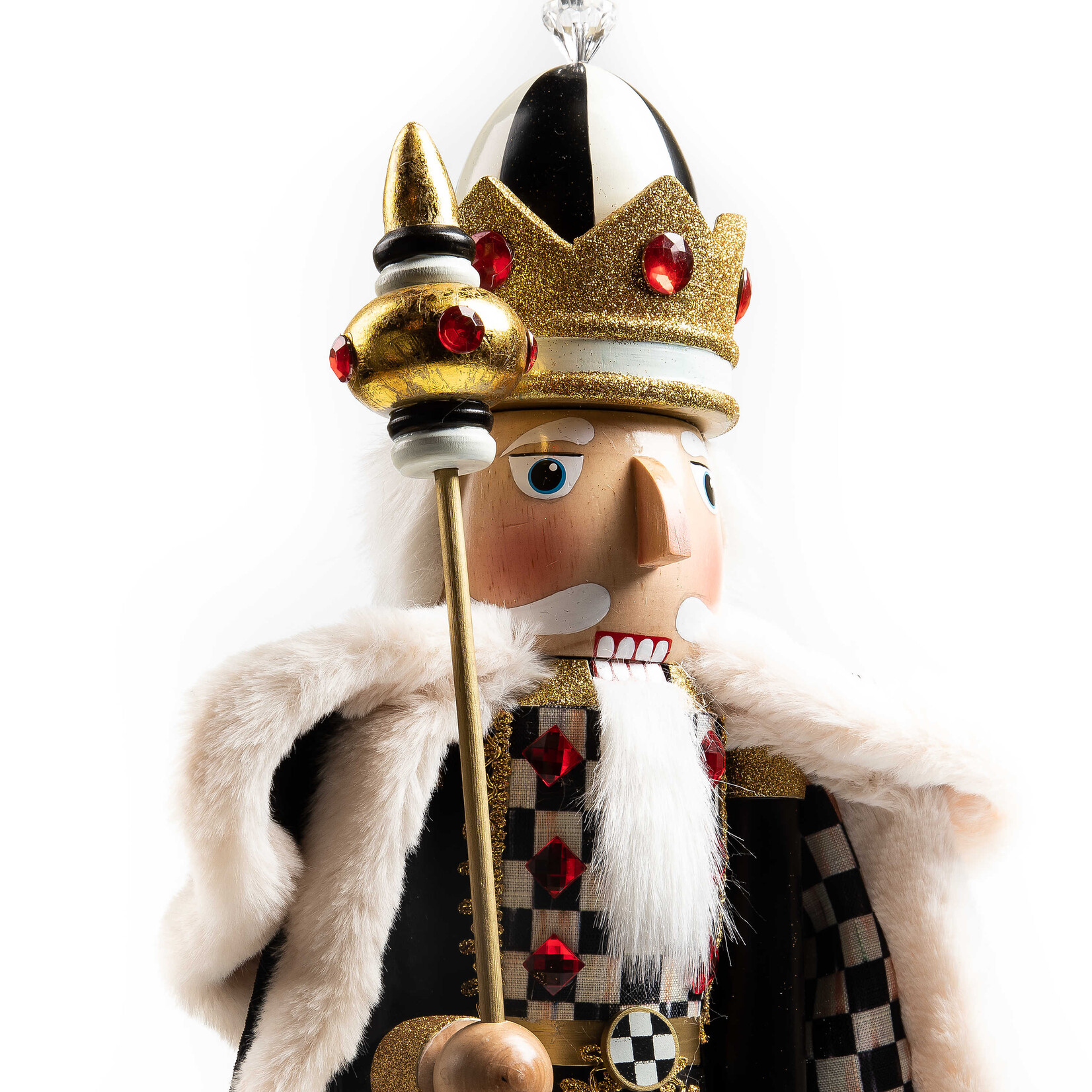 MacKenzie-Childs Courtly Nutcracker King