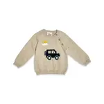 Viverano Organics Jeep Jacquard Knit Pullover - Tan Heather