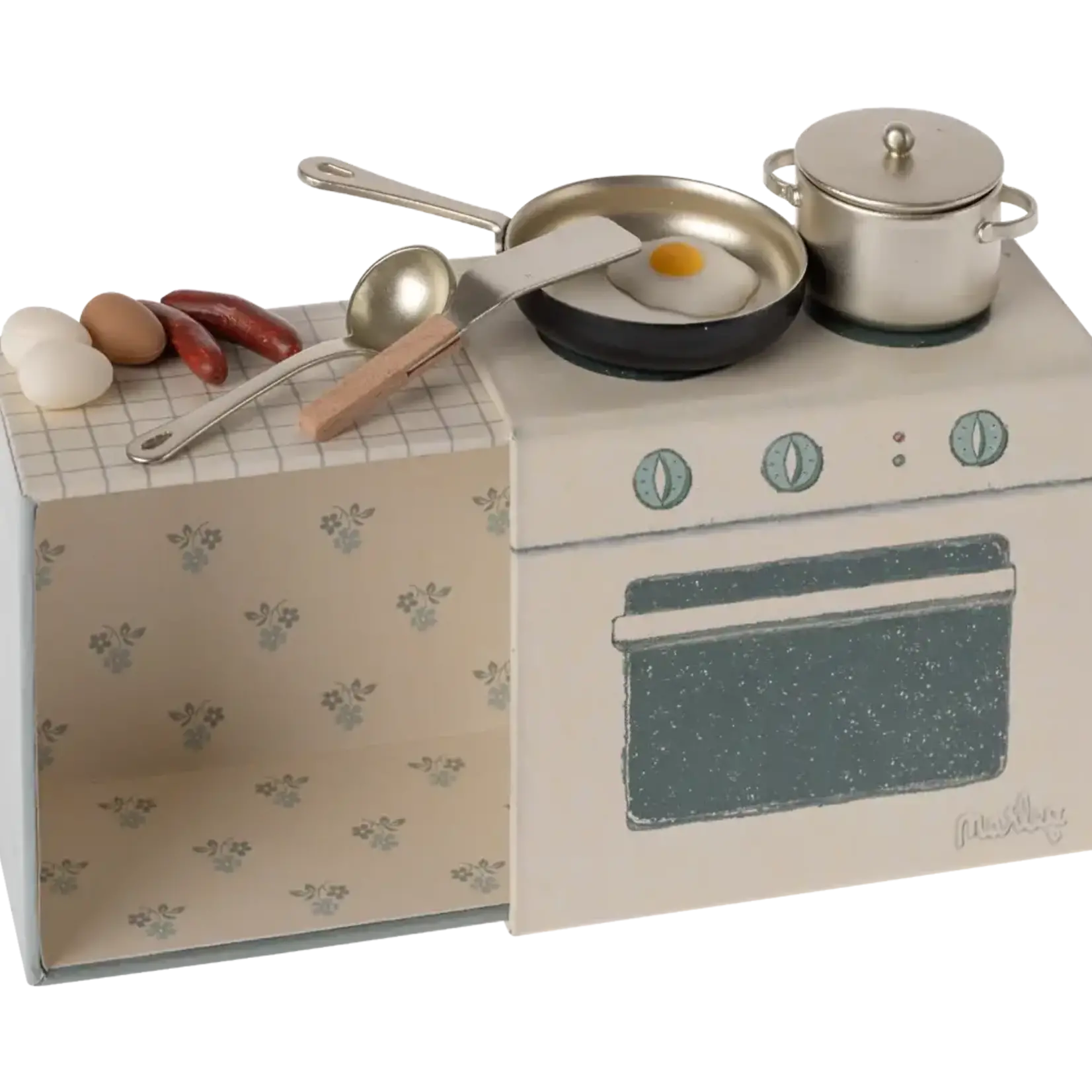 Maileg USA Cooking set, Mouse