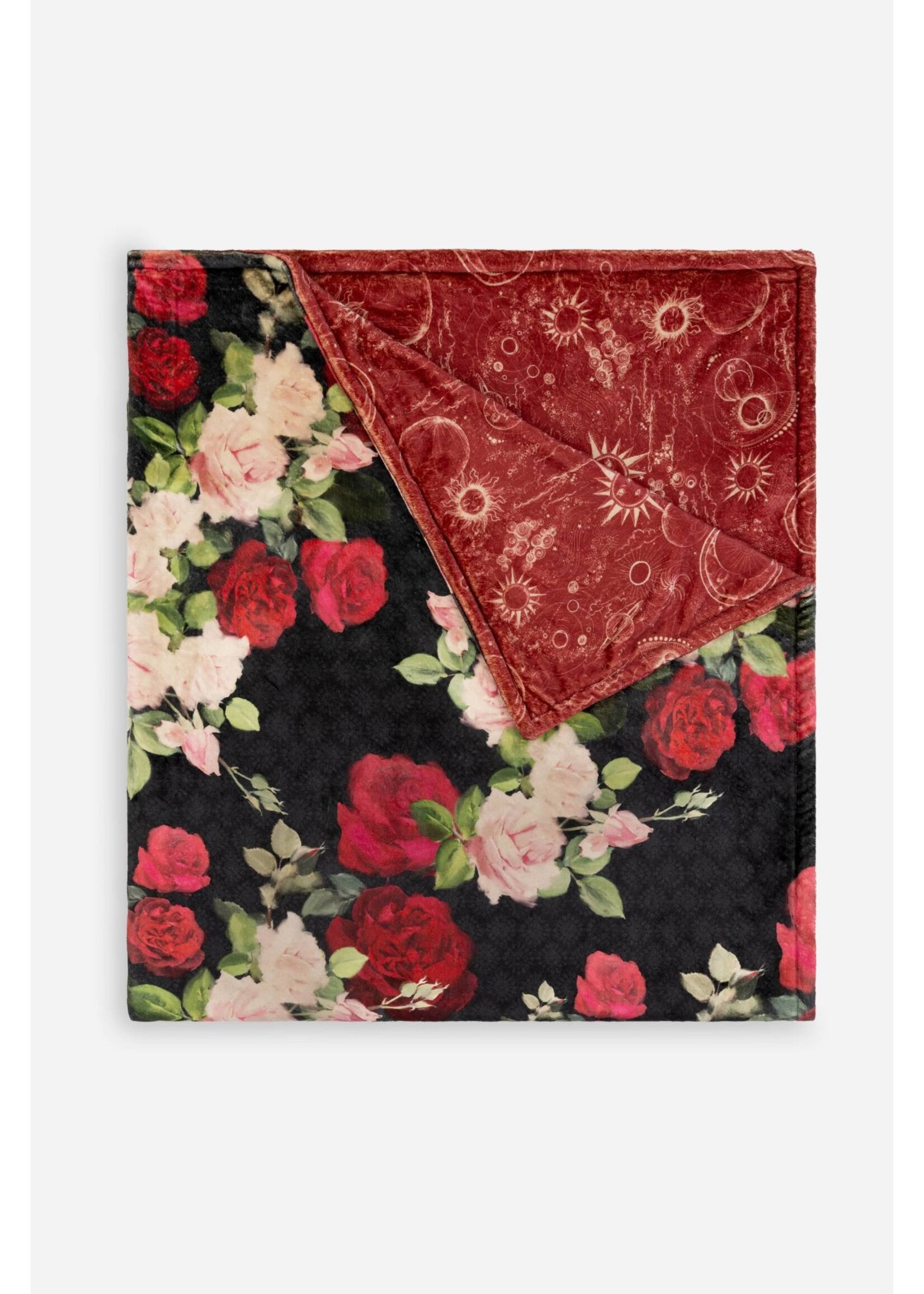Laurel Canyon Cozy Blanket Maria Rosa Blue Leaf Houston
