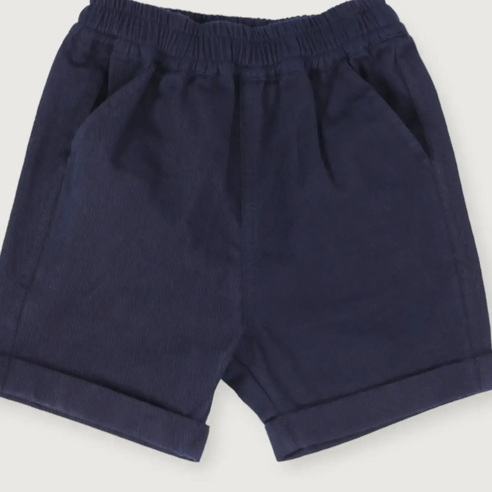 Viverano Organics Adam Navy Checker Gingham Baby Shirt & Shorts