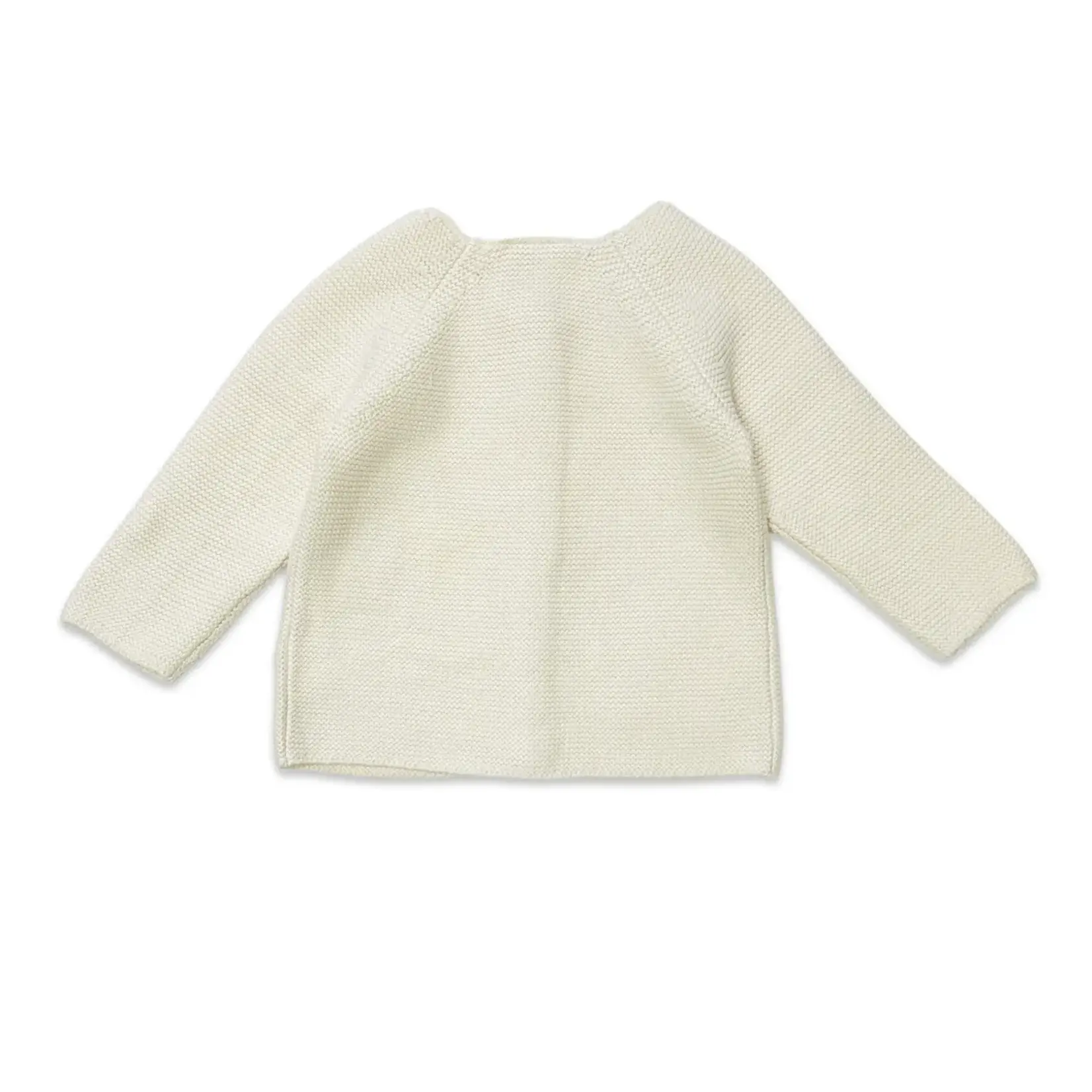 Viverano Organics Eden Safari Embroidered Cardigan Sweater - Natural