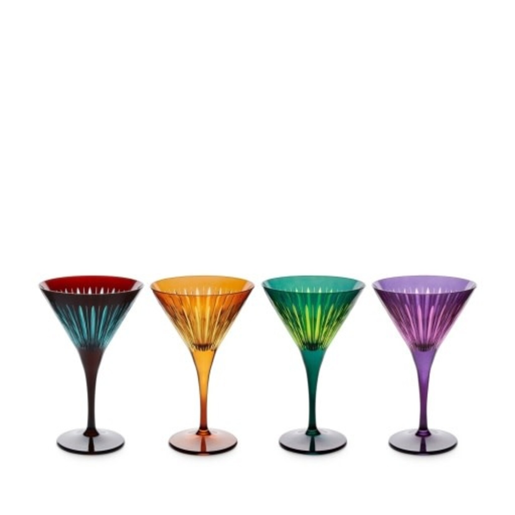 L'Objet PRISM MARTINI GLASSES (SET OF 4)