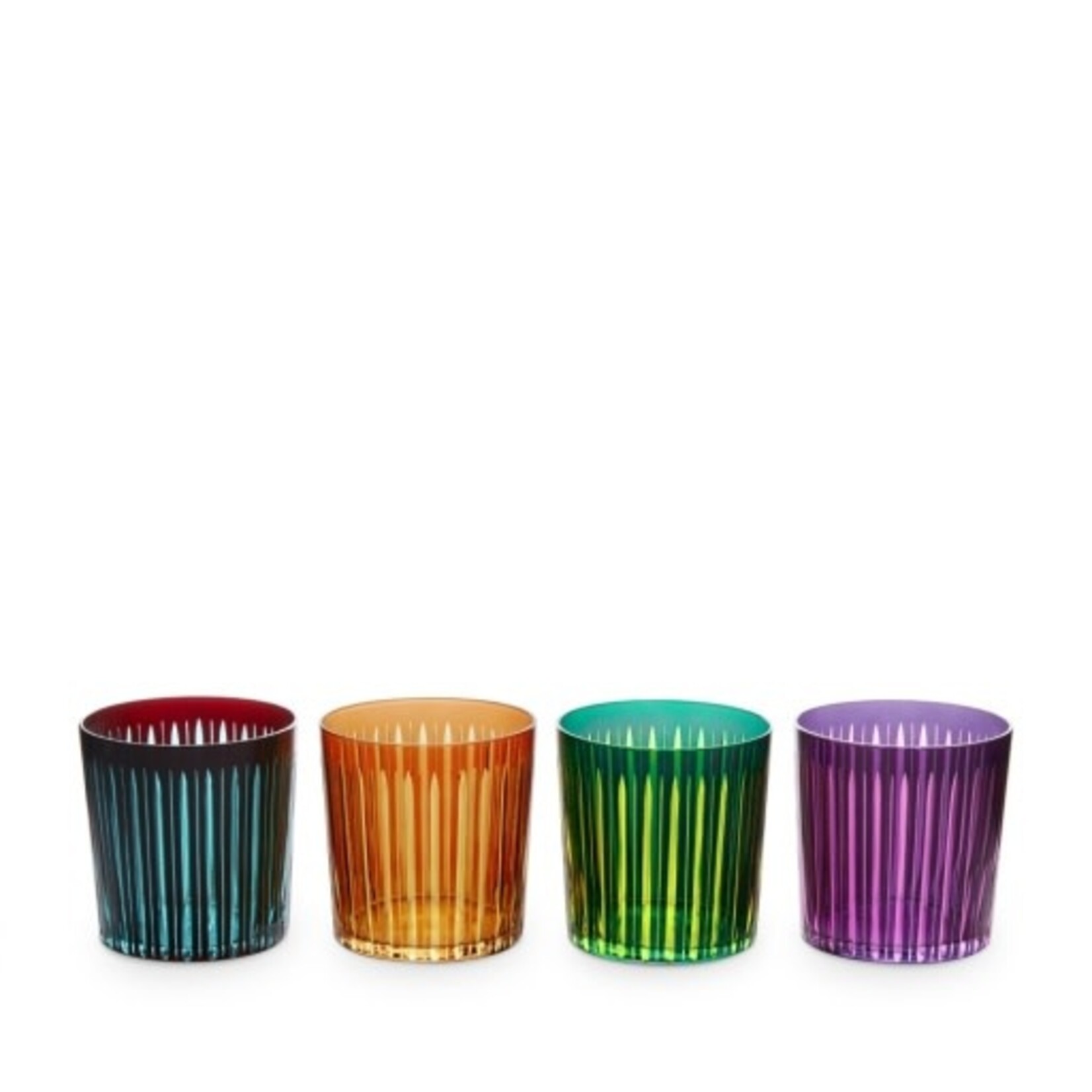 L'Objet PRISM DOUBLE OLD FASHIONED GLASSES (SET OF 4)