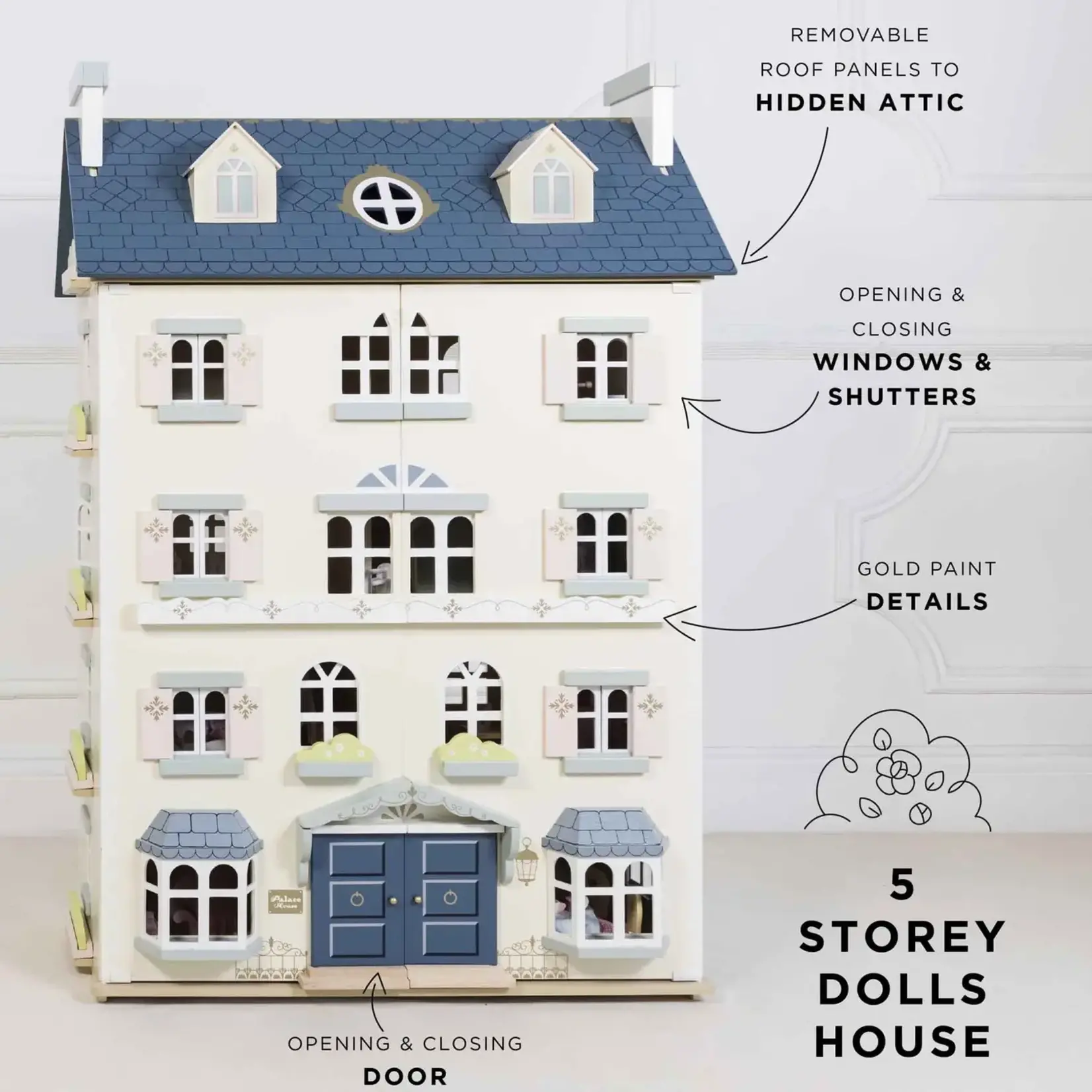 Le Toy Van, Inc. Palace Wooden Dolls House