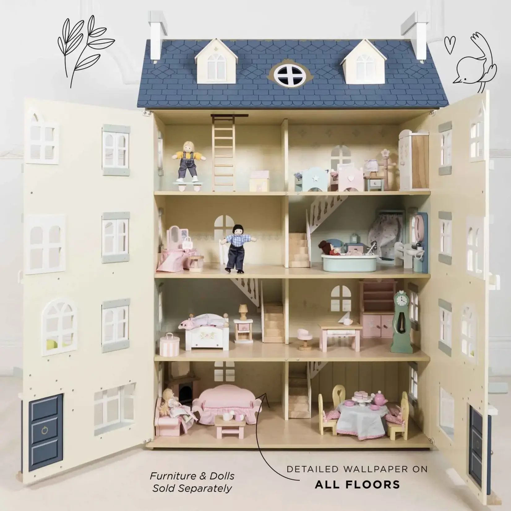 Le Toy Van, Inc. Palace Wooden Dolls House