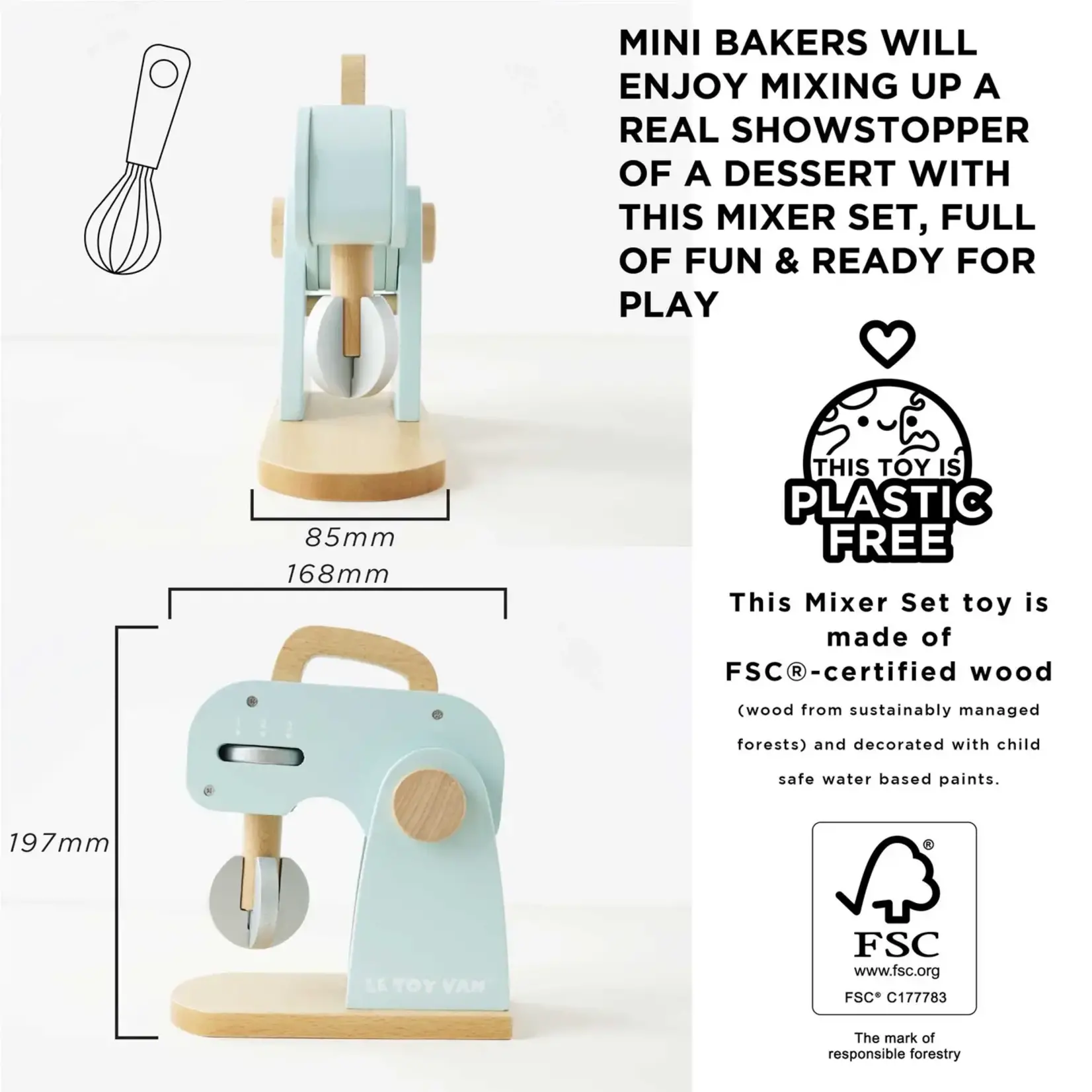 Le Toy Van, Inc. Bakers Mixer Set & Accessories