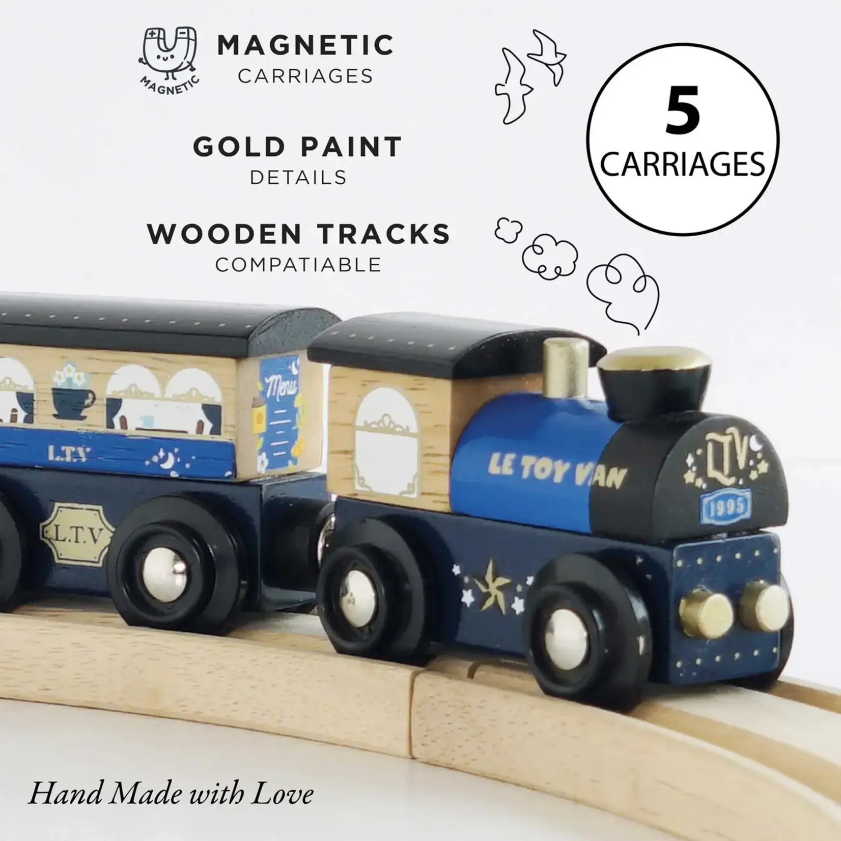 Le Toy Van, Inc. Twilight Train & Carriages