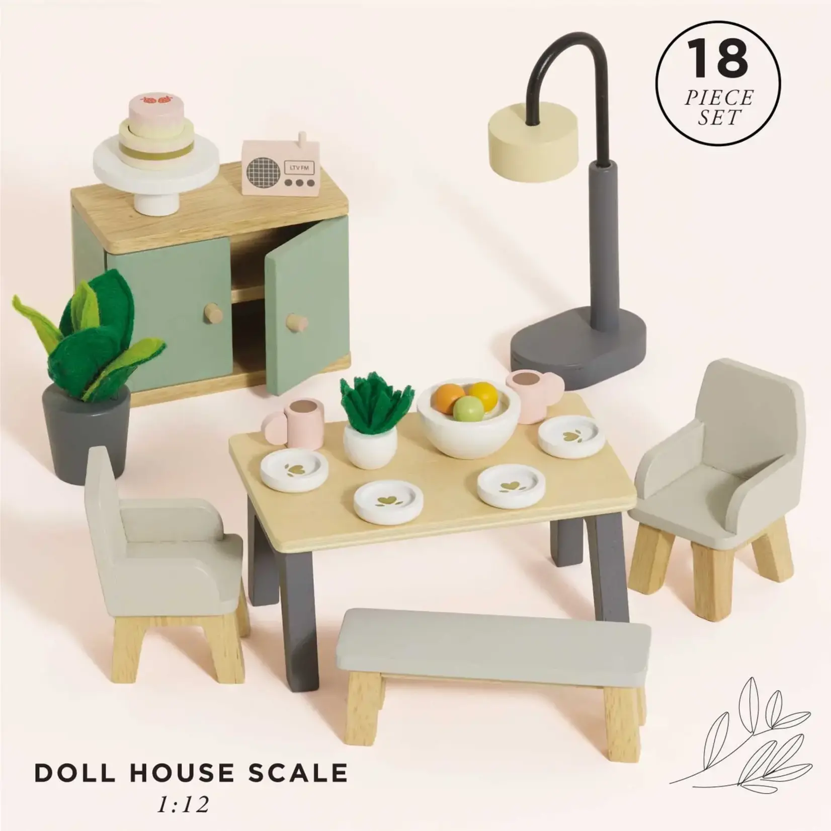 Le Toy Van, Inc. Wooden Dolls House Dining Room