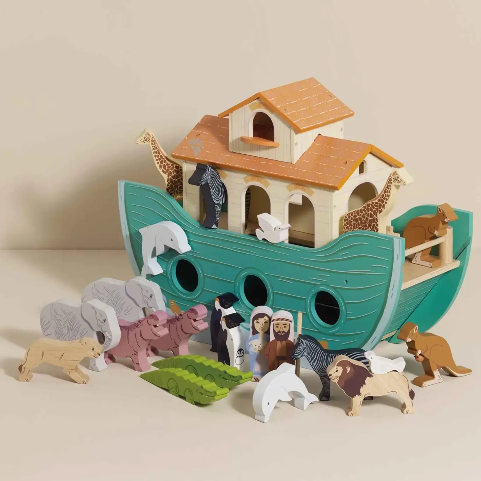 Le Toy Van, Inc. Noah’s Great Wooden Ark & Animals