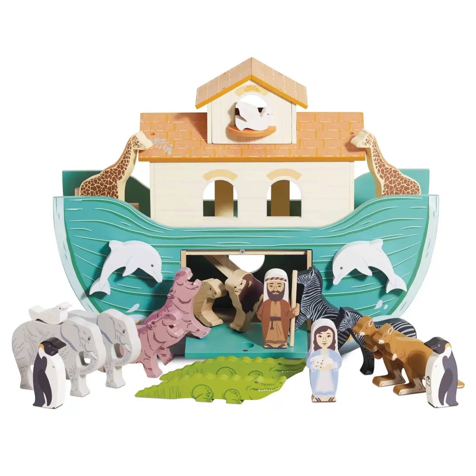 Le Toy Van, Inc. Noah’s Great Wooden Ark & Animals