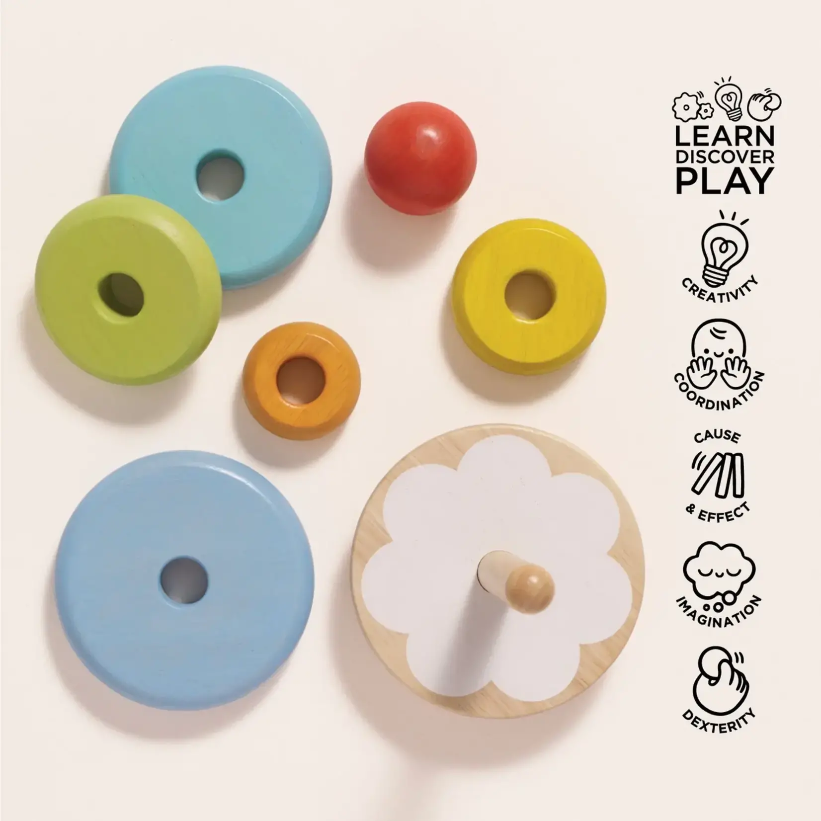 Le Toy Van, Inc. Rainbow Stacking Tower