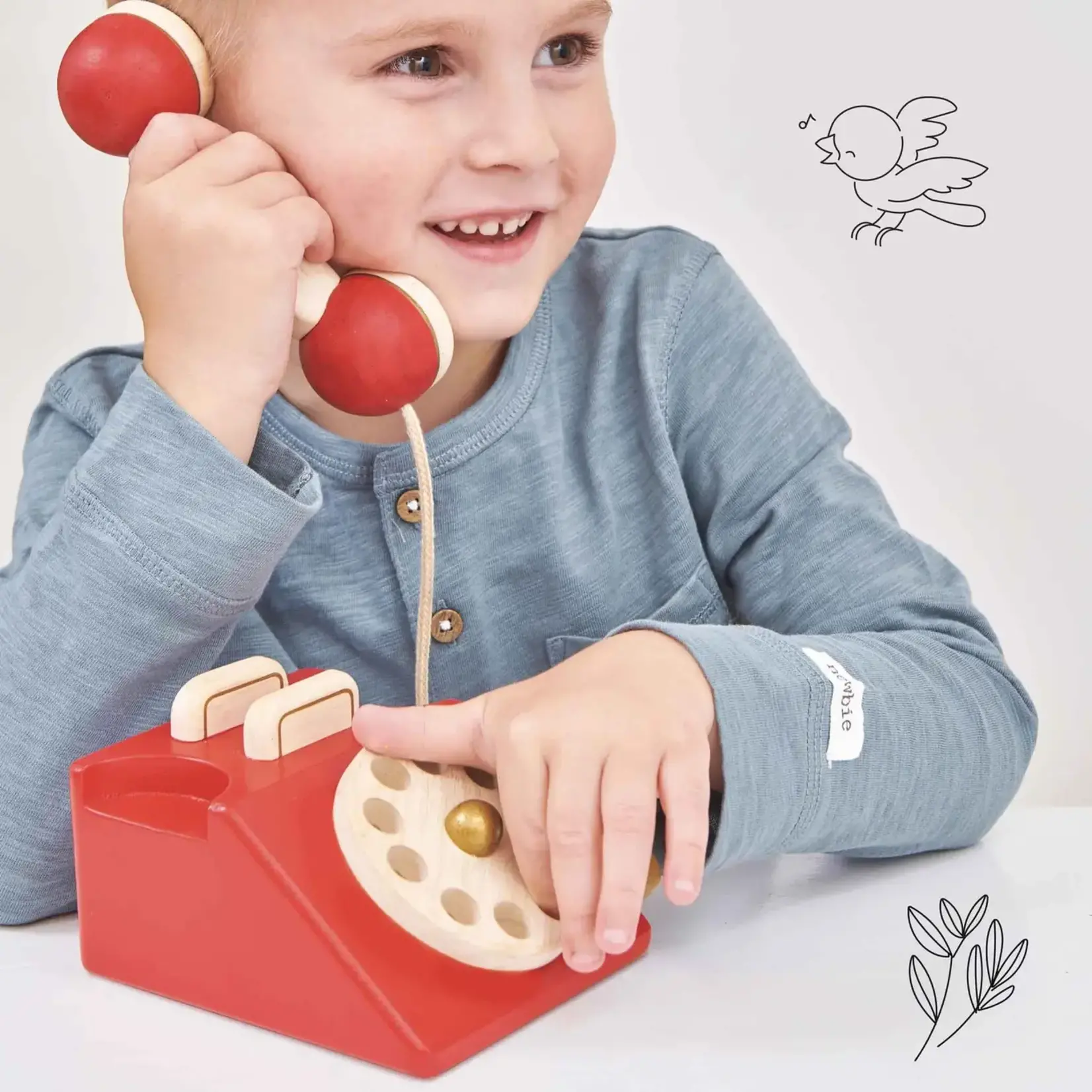 Le Toy Van, Inc. Vintage Wooden Phone