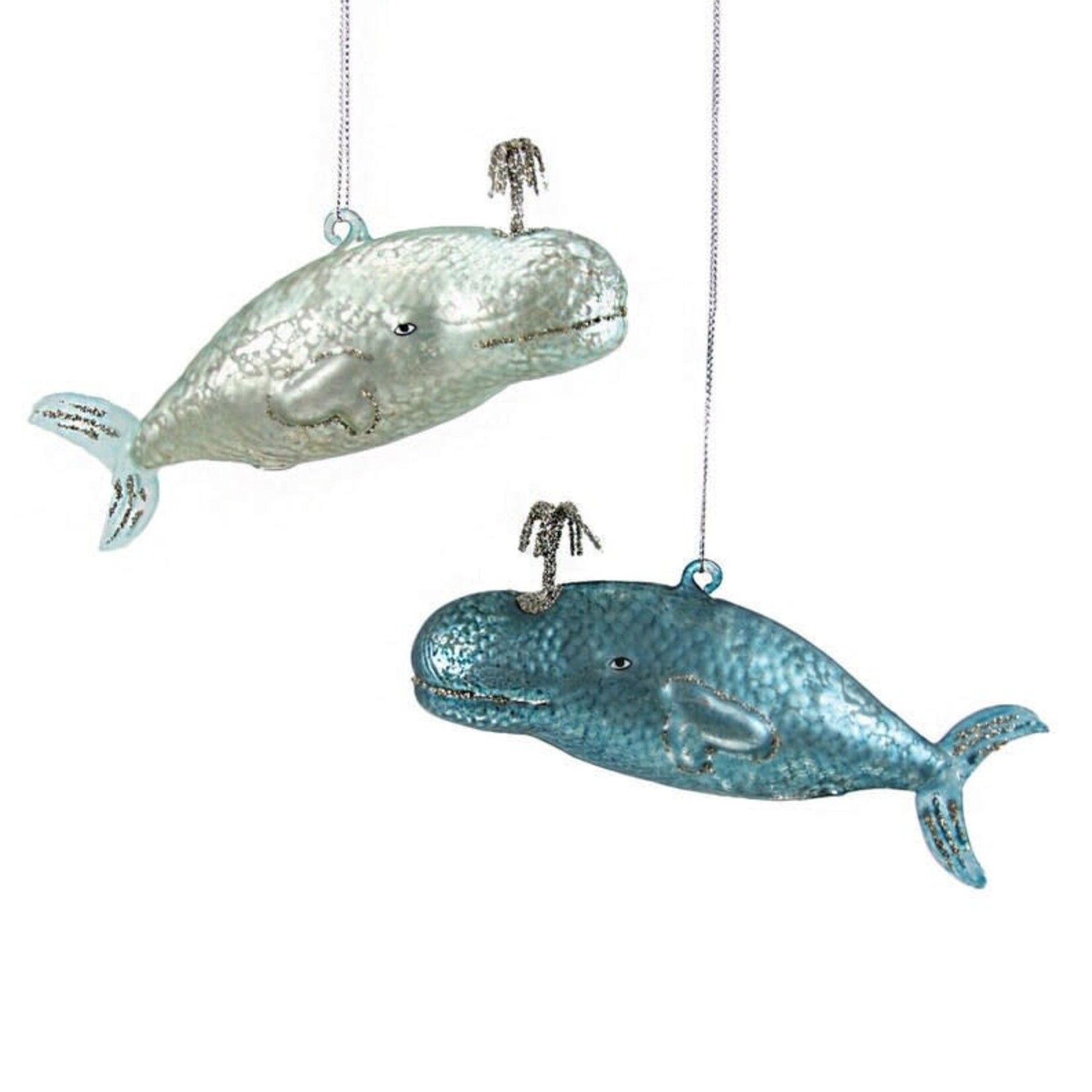 Cody Foster Victorian Whale Onament- (2 Assorted)