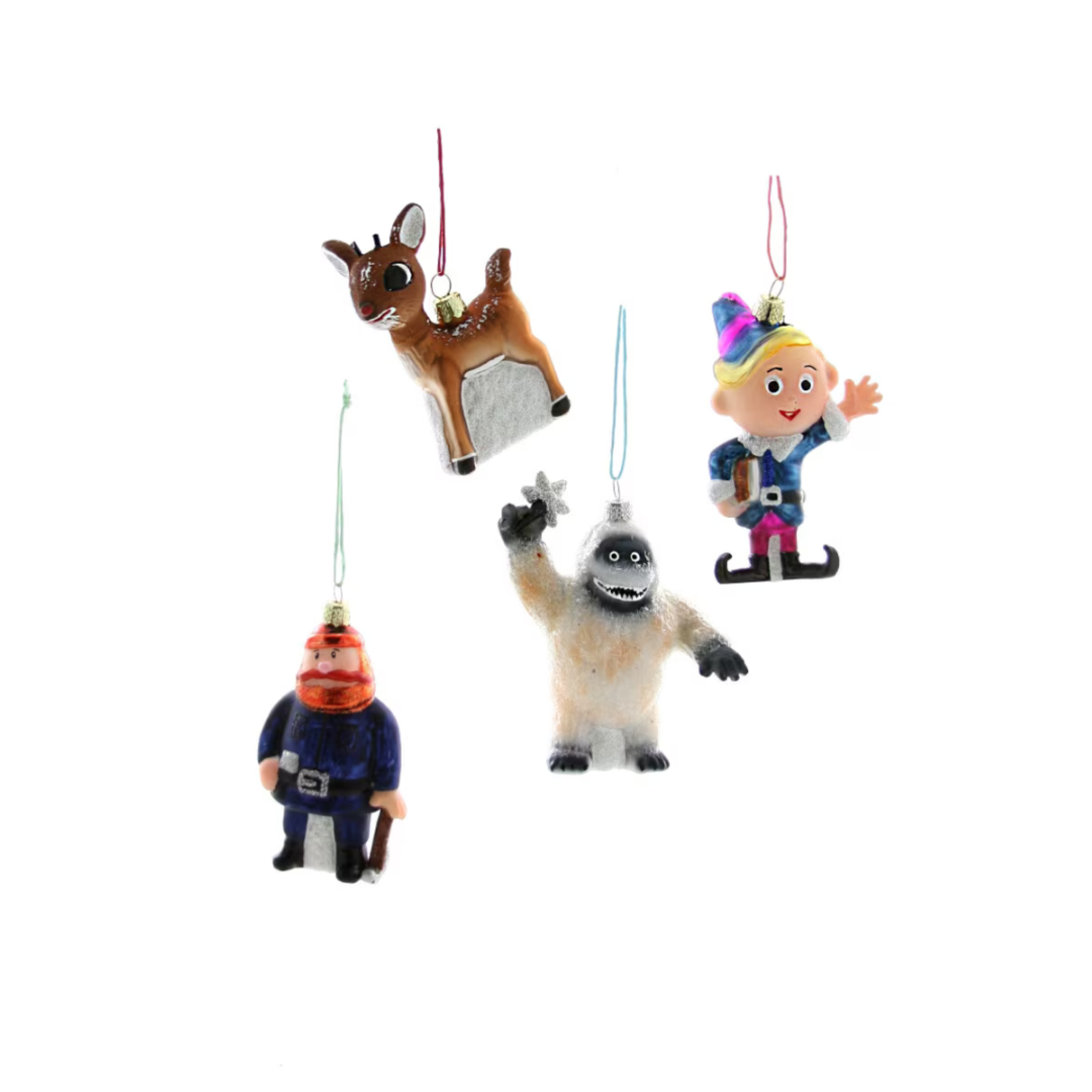 Cody Foster Retro Rudolph Characters Set of 4