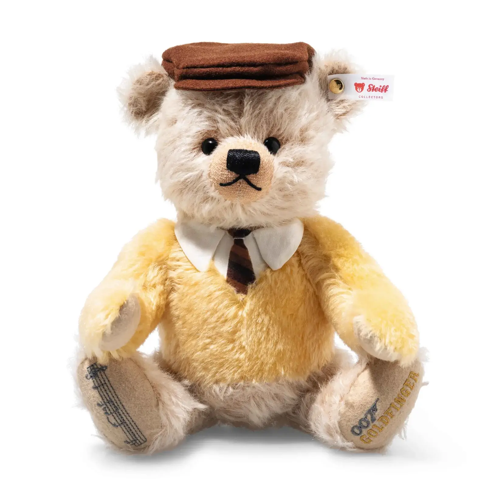 Steiff 007 James Bond Villains: Auric Goldfinger Teddy Bear