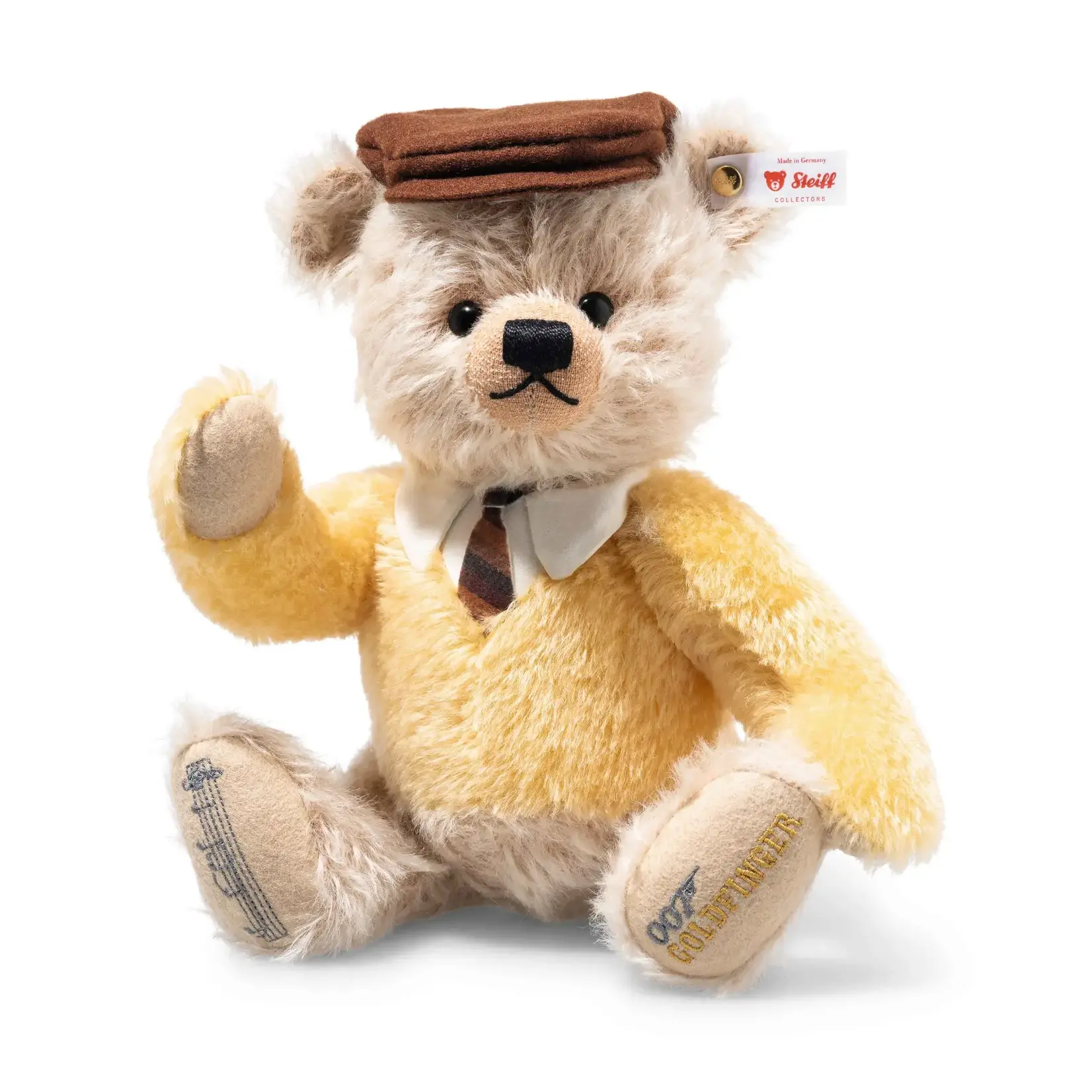 Steiff 007 James Bond Villains: Auric Goldfinger Teddy Bear