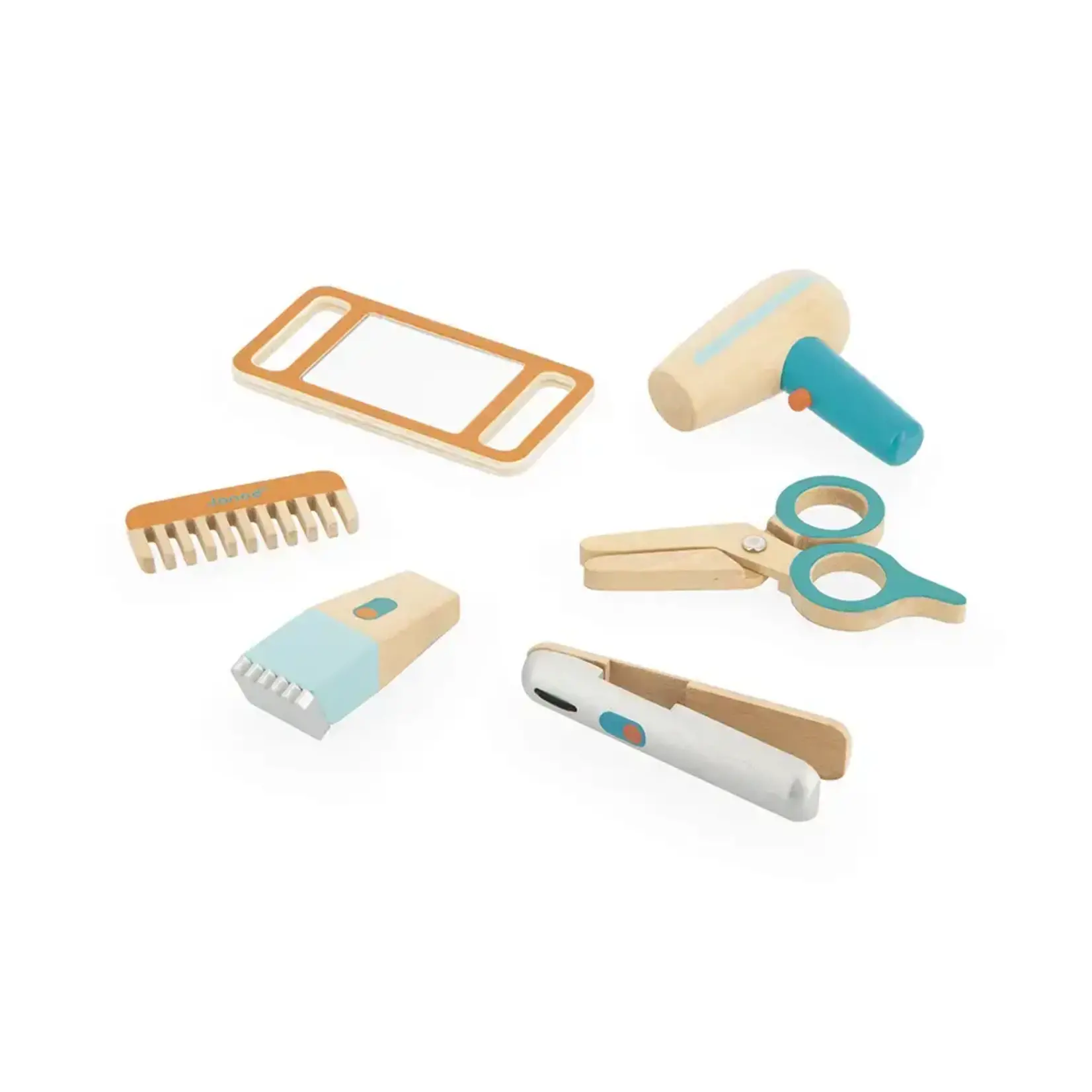 janod Pretend Play Occupational Toy | Hairdresser Set | Portable