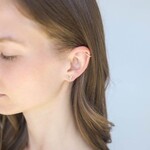 Victoria Cunningham Pointed Butterfly Earrings  Gold 14k