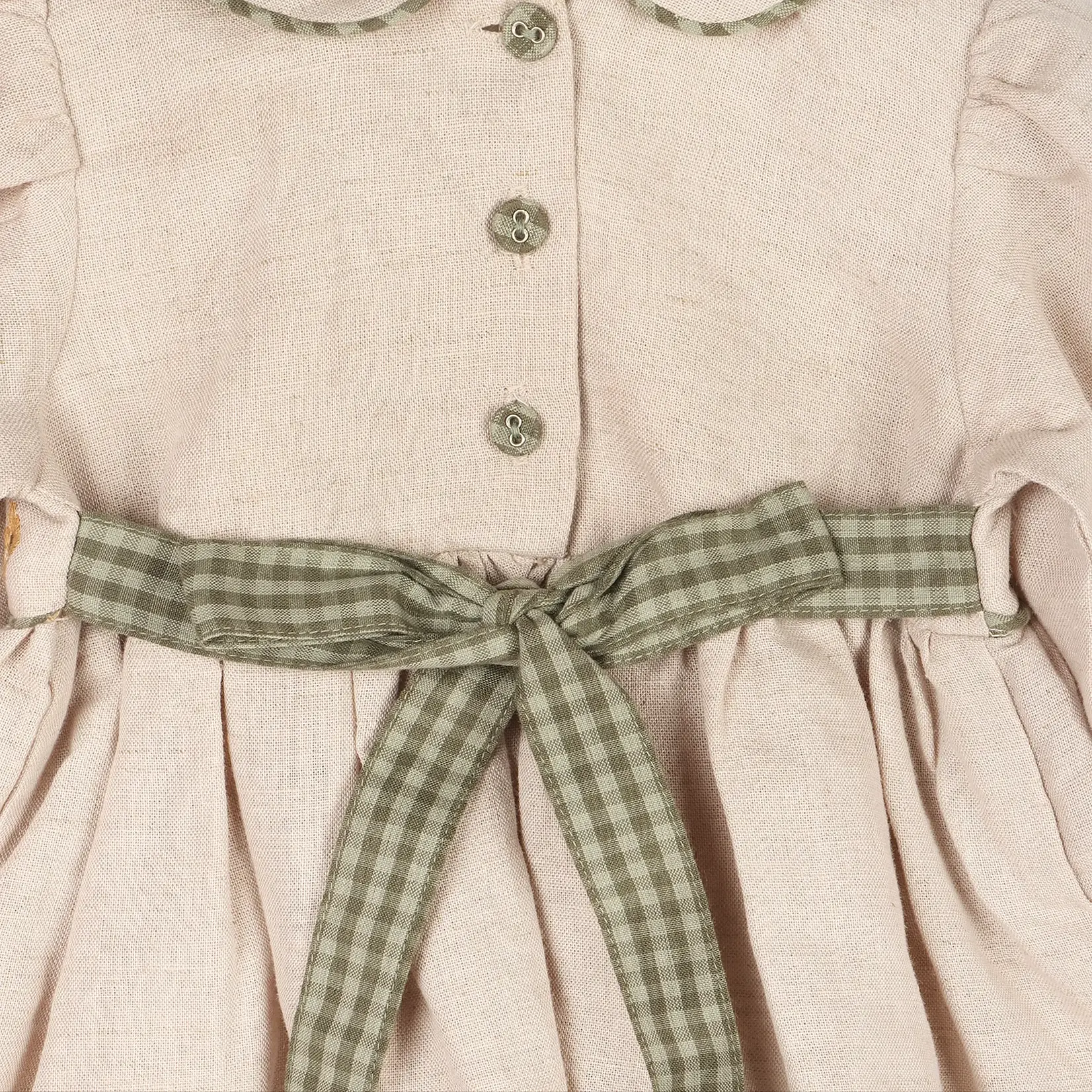 Viverano Organics Floral Peter Pan Baby Dress & Fancy Bloomer